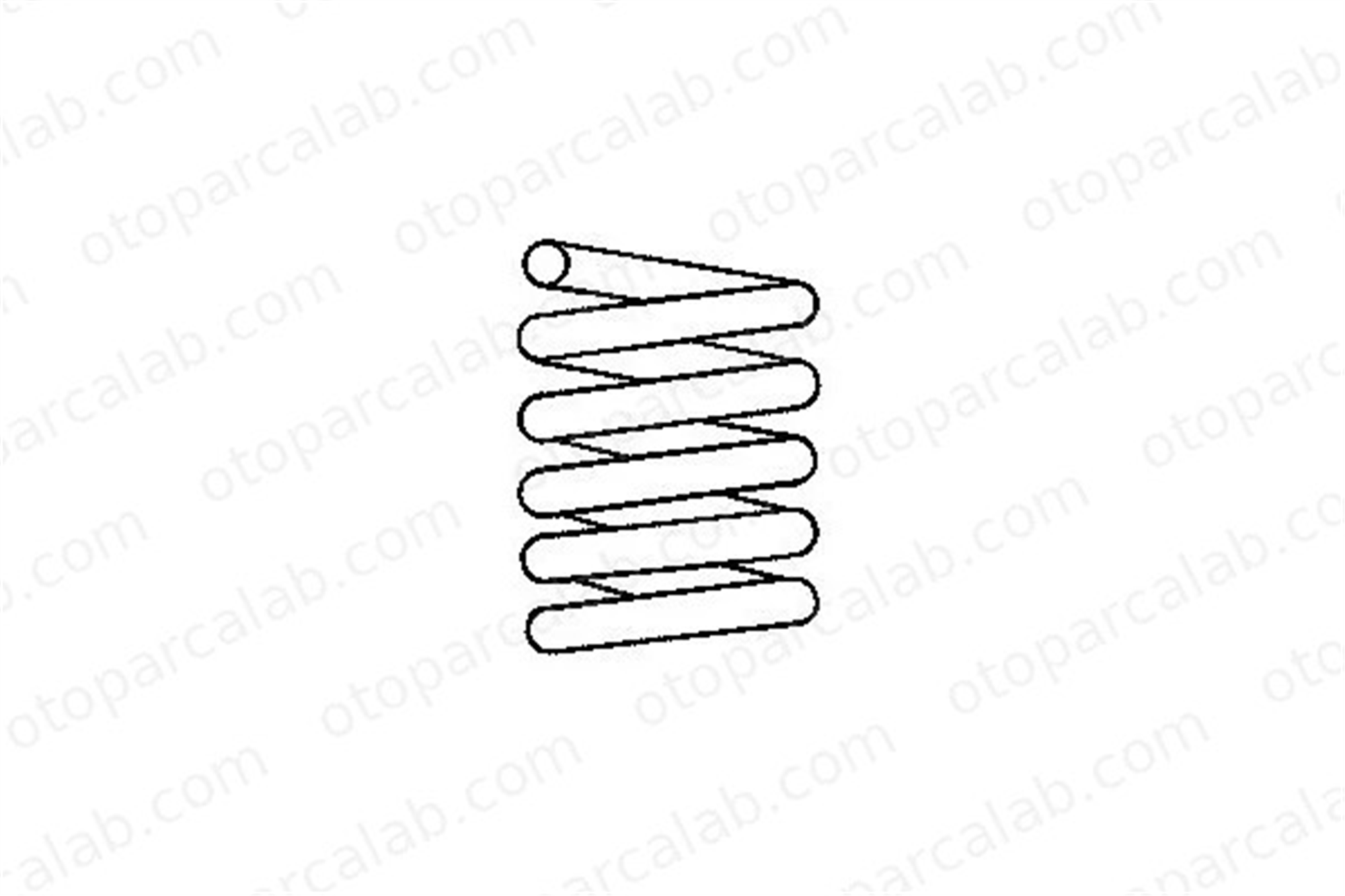 OTOZONE HYO4005 Helezon Yayı Ön CITROËN SAXO PEUGEOT 106 II 5002L6