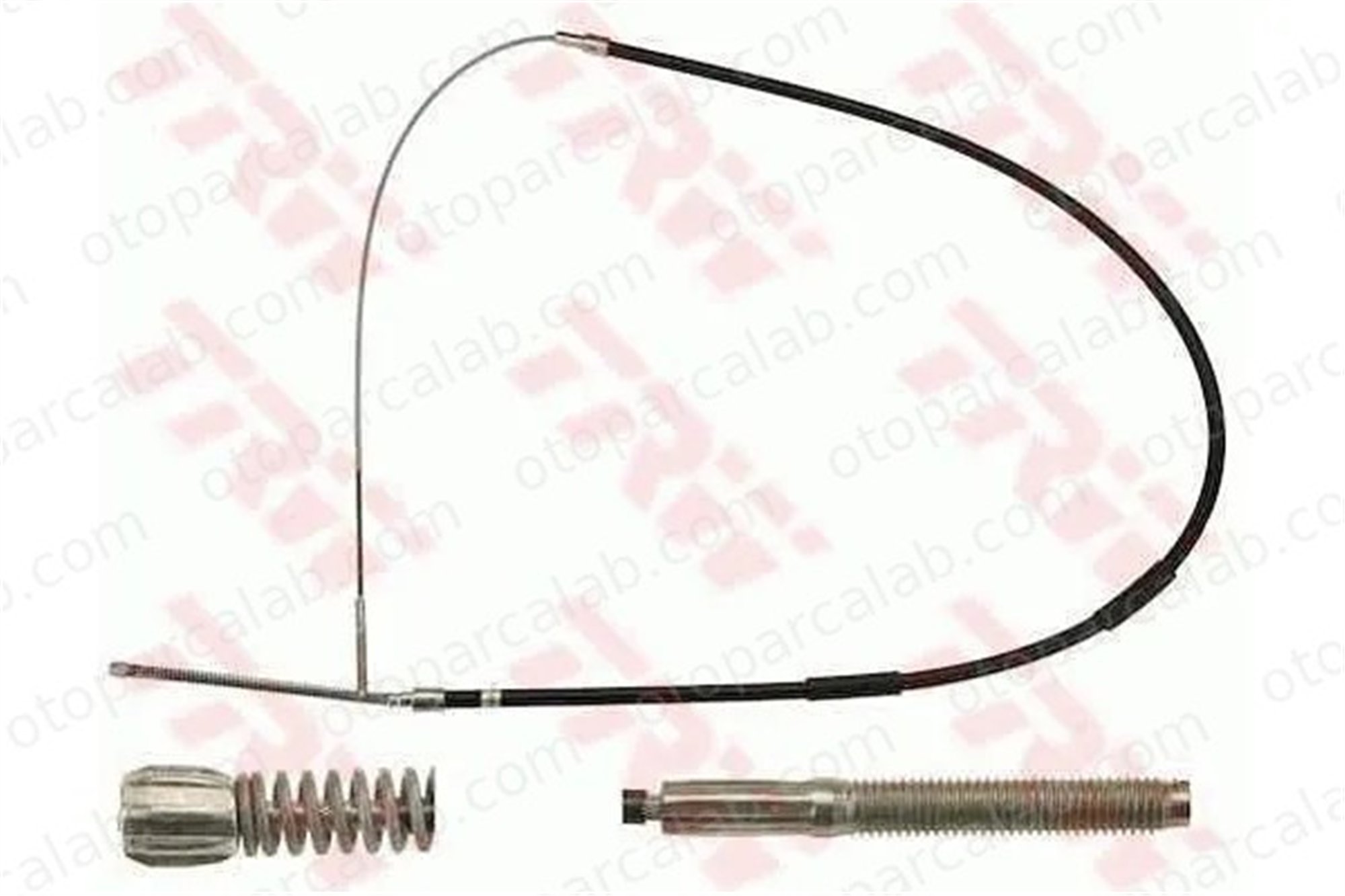 OTOZONE TEL7121 El Fren Teli Arka Sağ veya Sol VW SCIROCCO GOLF I 171609721B 171609721C