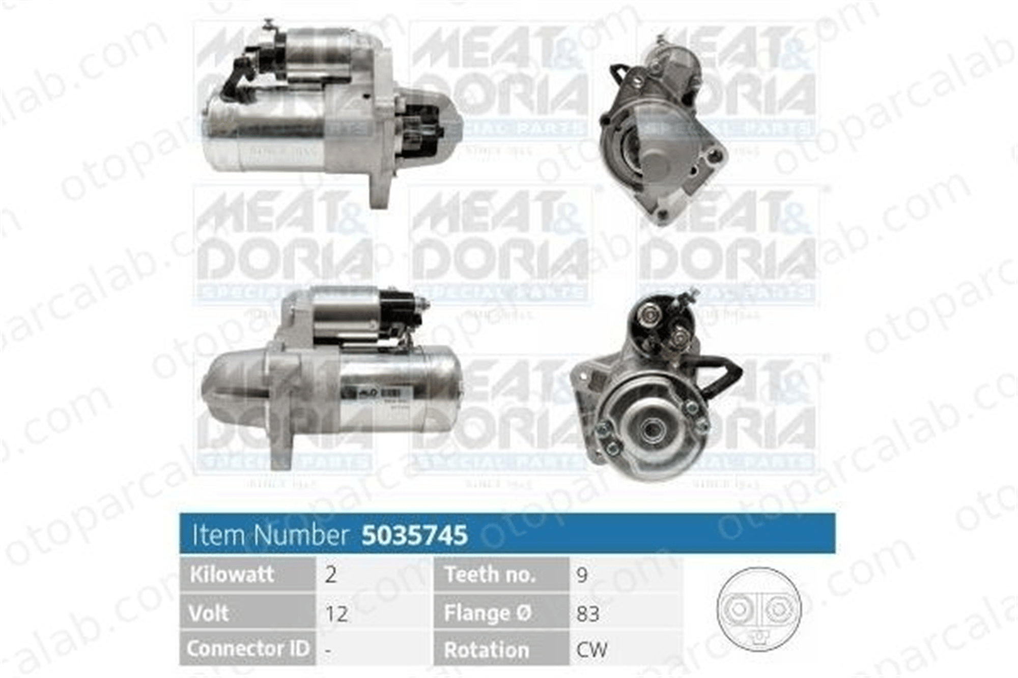 PARS PRS-STR1004 Marş Dinamosu FUSO (MITSUBISHI) CANTER CANTER VII M1T31071 M1T31072