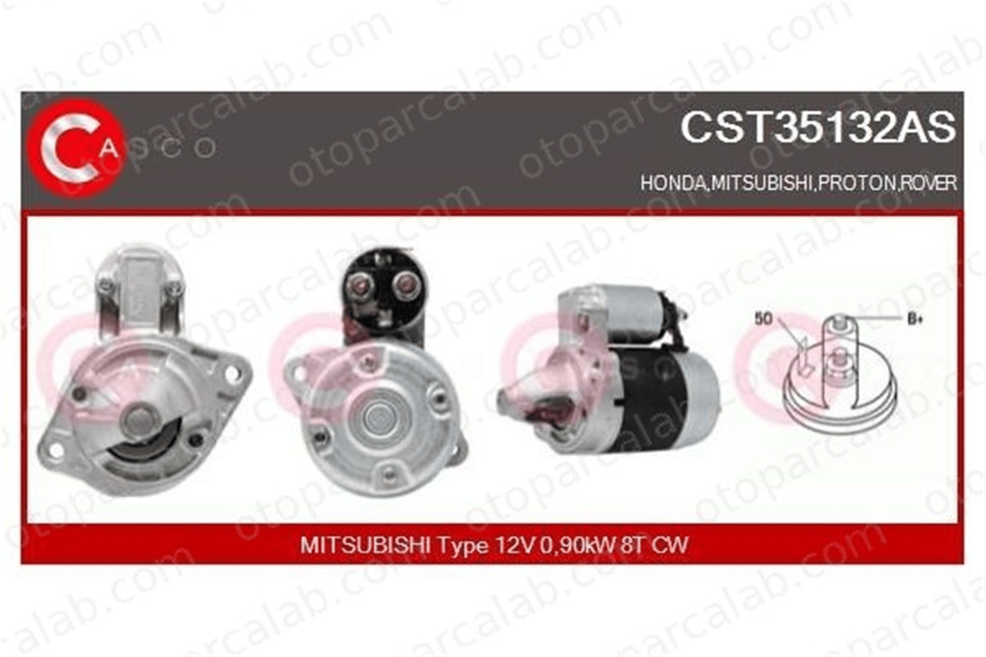 PARS PRS-STR4680 Marş Dinamosu MITSUBISHI LANCER III Station Wagon COLT II STR7226 18031