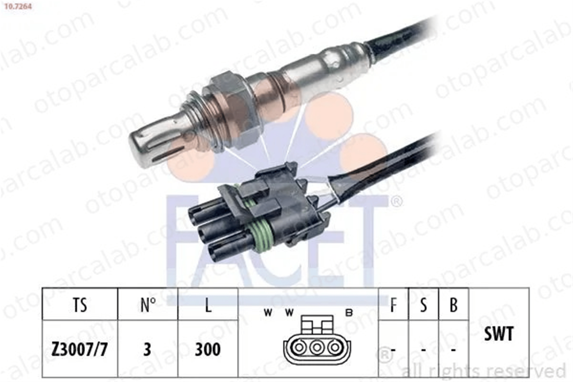 PIERBURG 7.05270.47.0 Oksijen (Lambda) Sensörü RENAULT MEGANE I SAFRANE I 7700854506 7700867295