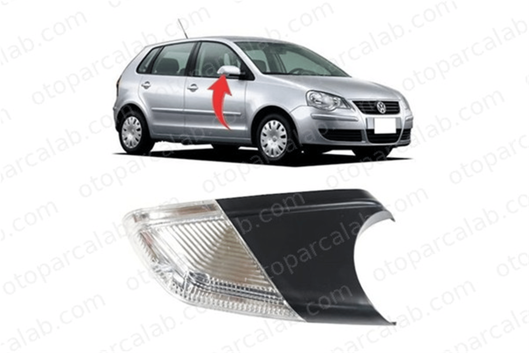 PRO A 295866 Dikiz Ayna Sinyali Sağ PRO-A 295866 VW POLO SKODA OCTAVIA II Combi 1Z0949102C