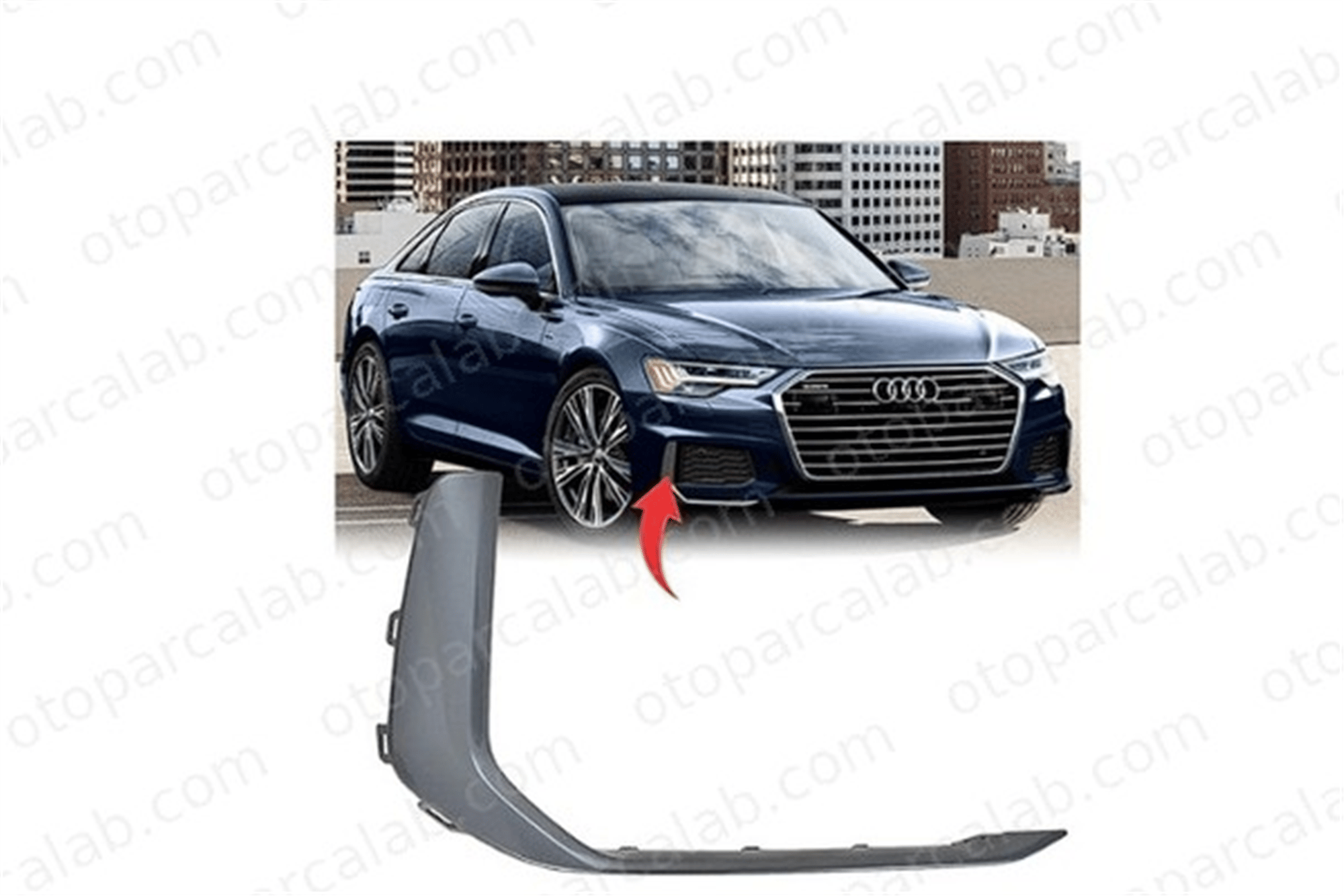 PRO A 296004 Tampon Çıtası Ön Sağ PRO-A 296004 AUDI A6 C8 A6 C8 Avant 4K0807968A3DA