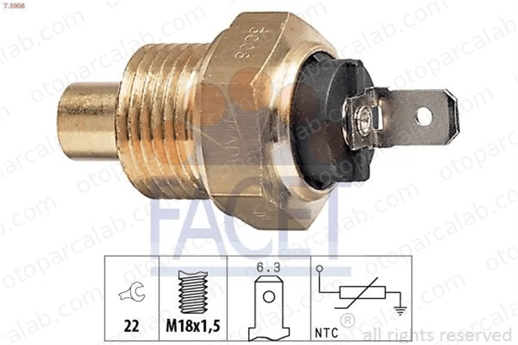 PROSWITCH PRM400002 Hararet Müşürü PEUGEOT 505 RENAULT 5 7700503200 95581212