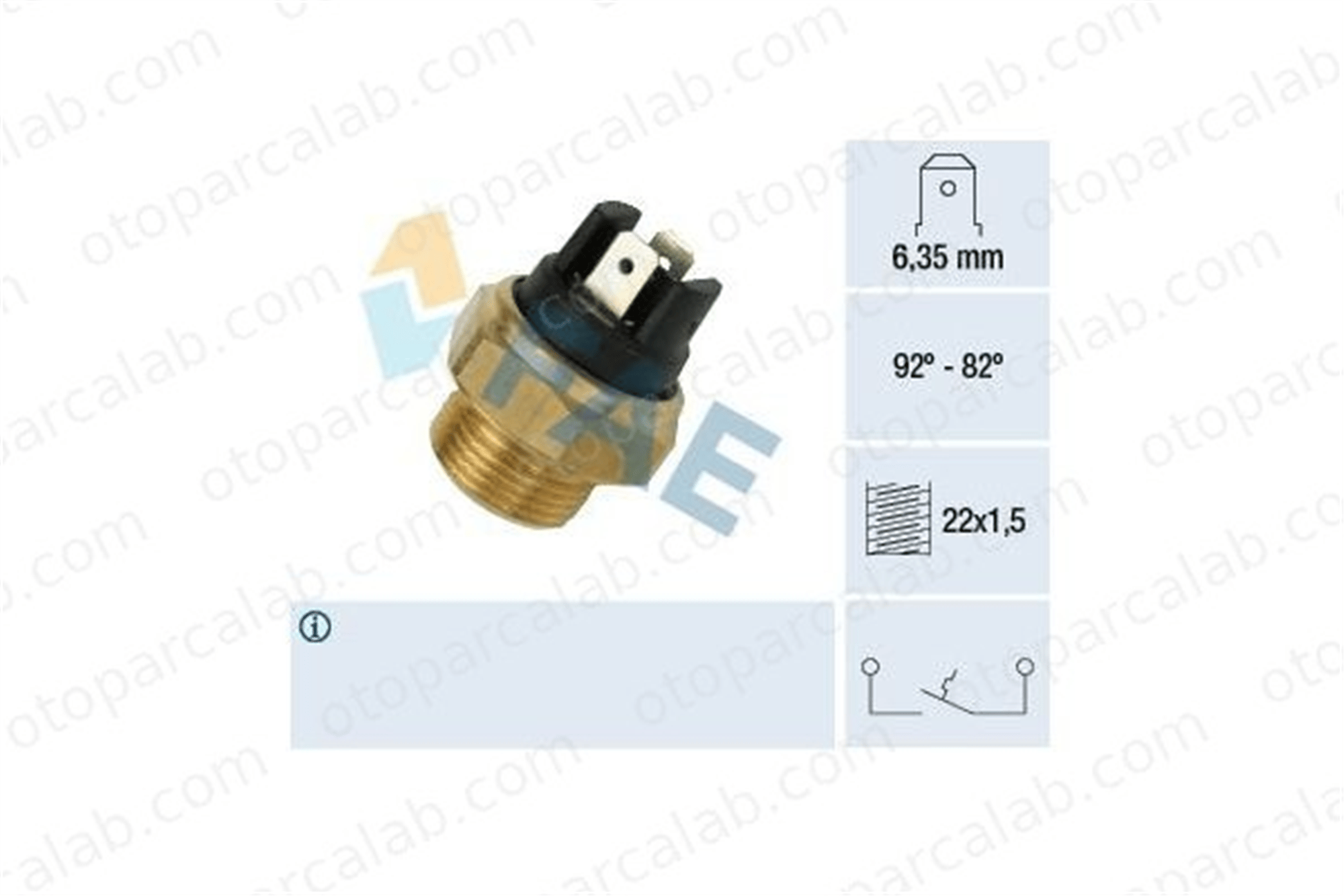 PROSWITCH PRM500060 Fan Müşürü RENAULT 5 ALFA ROMEO ALFASUD 7700759441 130884