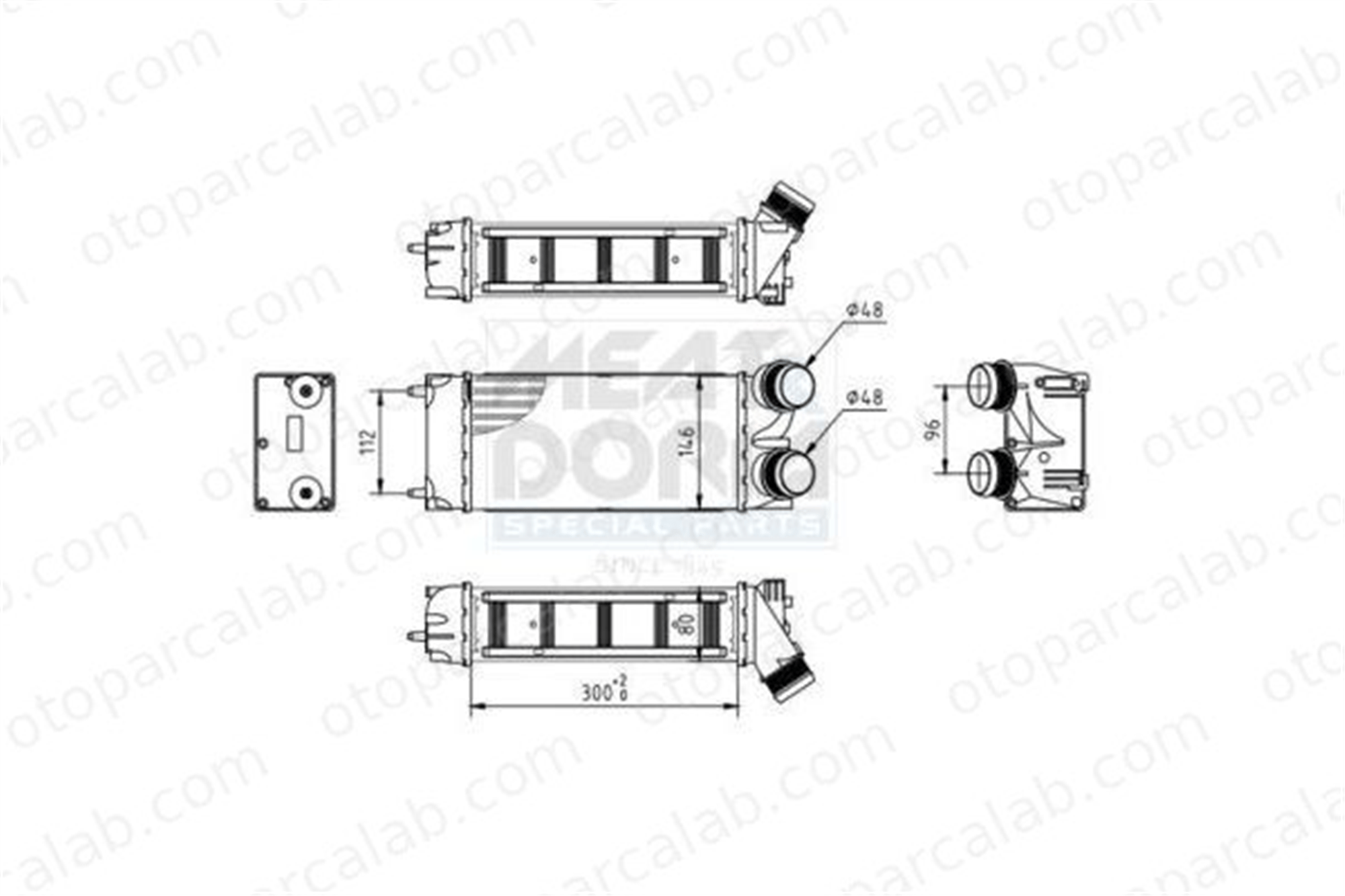 PSA ORJINAL 0384L4 Turbo Radyatörü CITROËN BERLINGO Kasa/büyük limuzin BERLINGO MULTISPACE 384L4 00000384L4