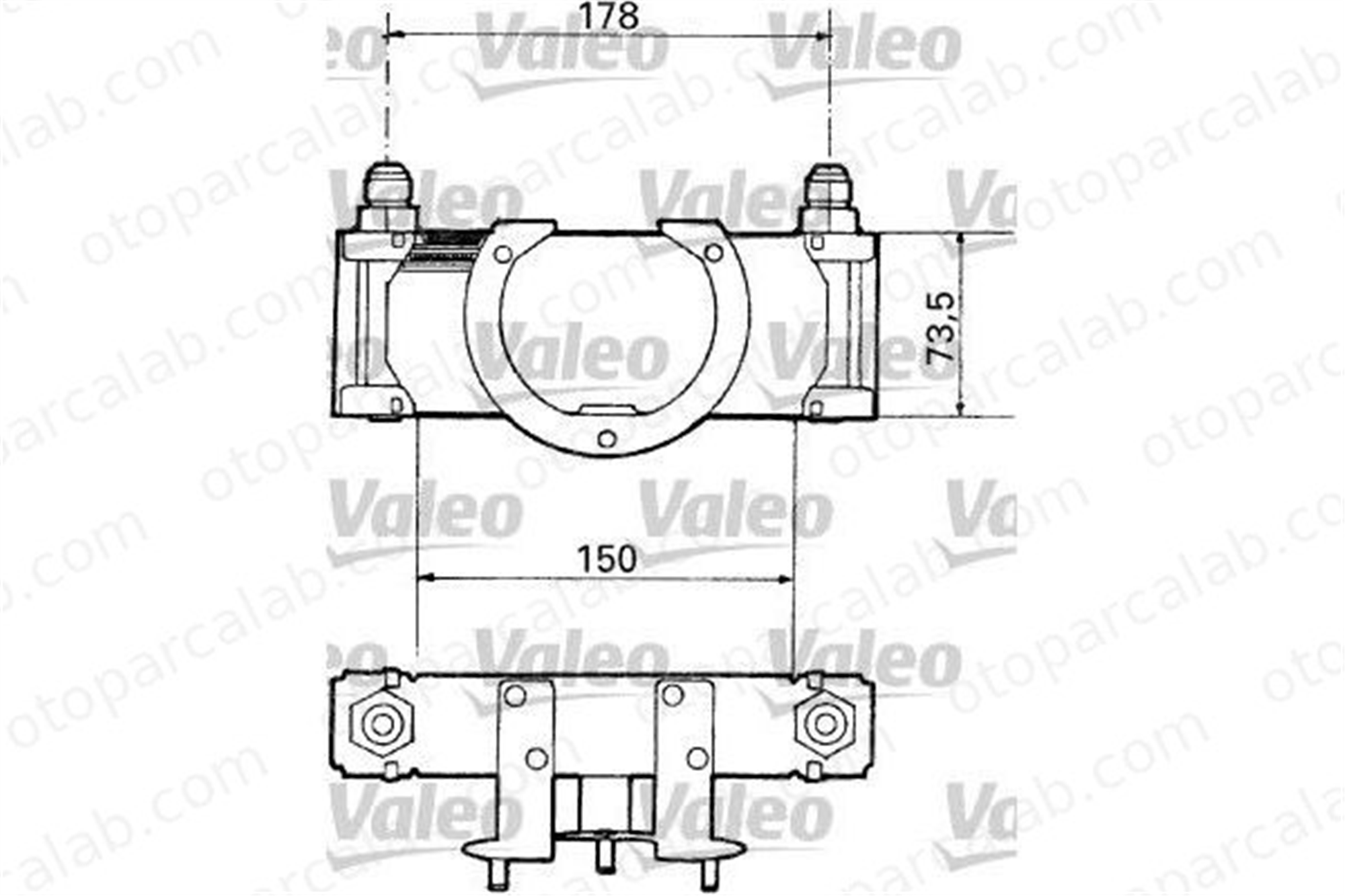 PSA ORJINAL 112405 Motor Yağ Soğutucu PEUGEOT 205 I Cabrio 205 I 112405
