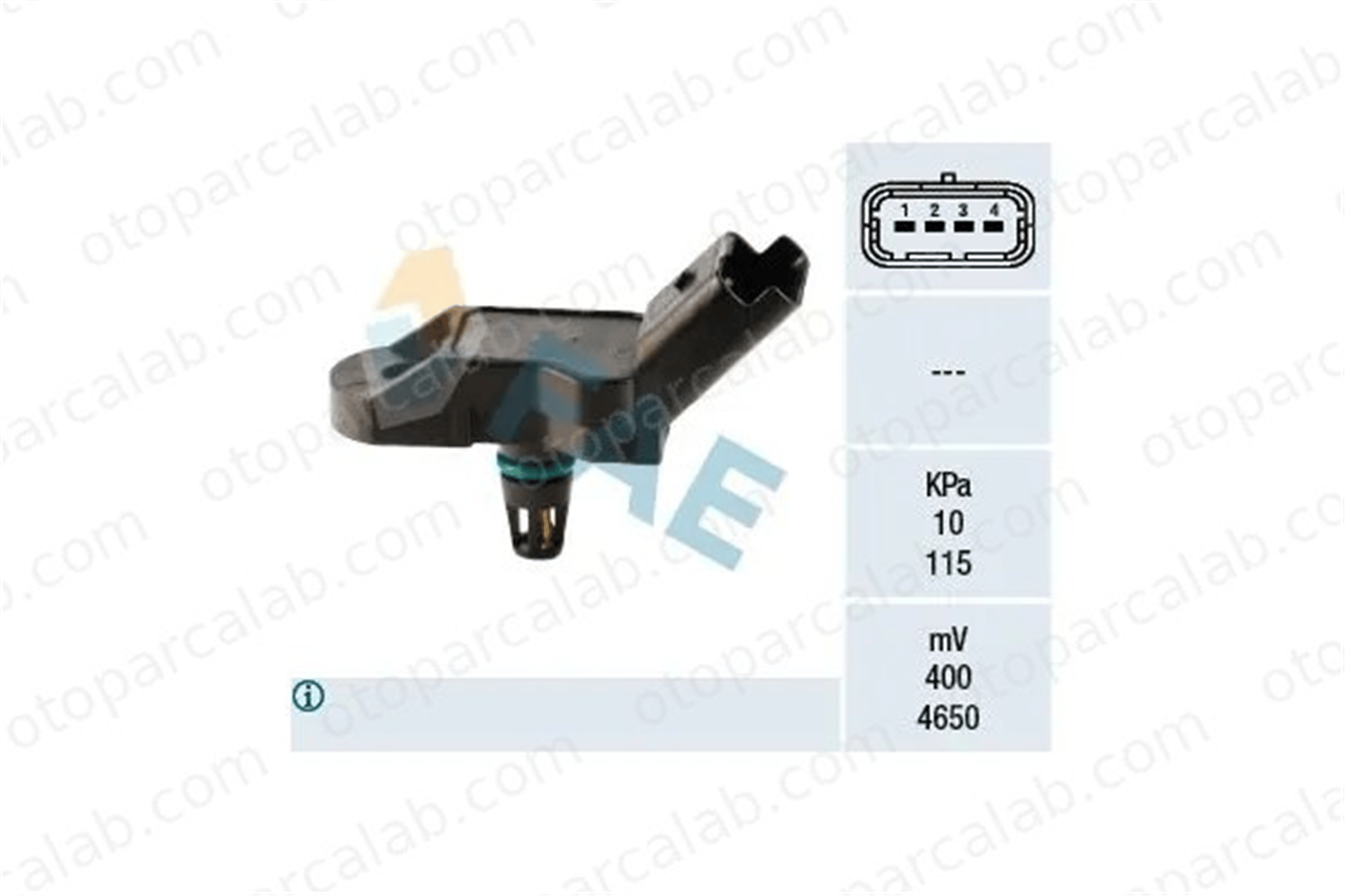 PSA ORJINAL 119639381480 MAP Sensörü CITROËN BERLINGO / BERLINGO FIRST Kasa/büyük limuzin BERLINGO / BERLINGO FIRST MPV 1920AJ 9639381480