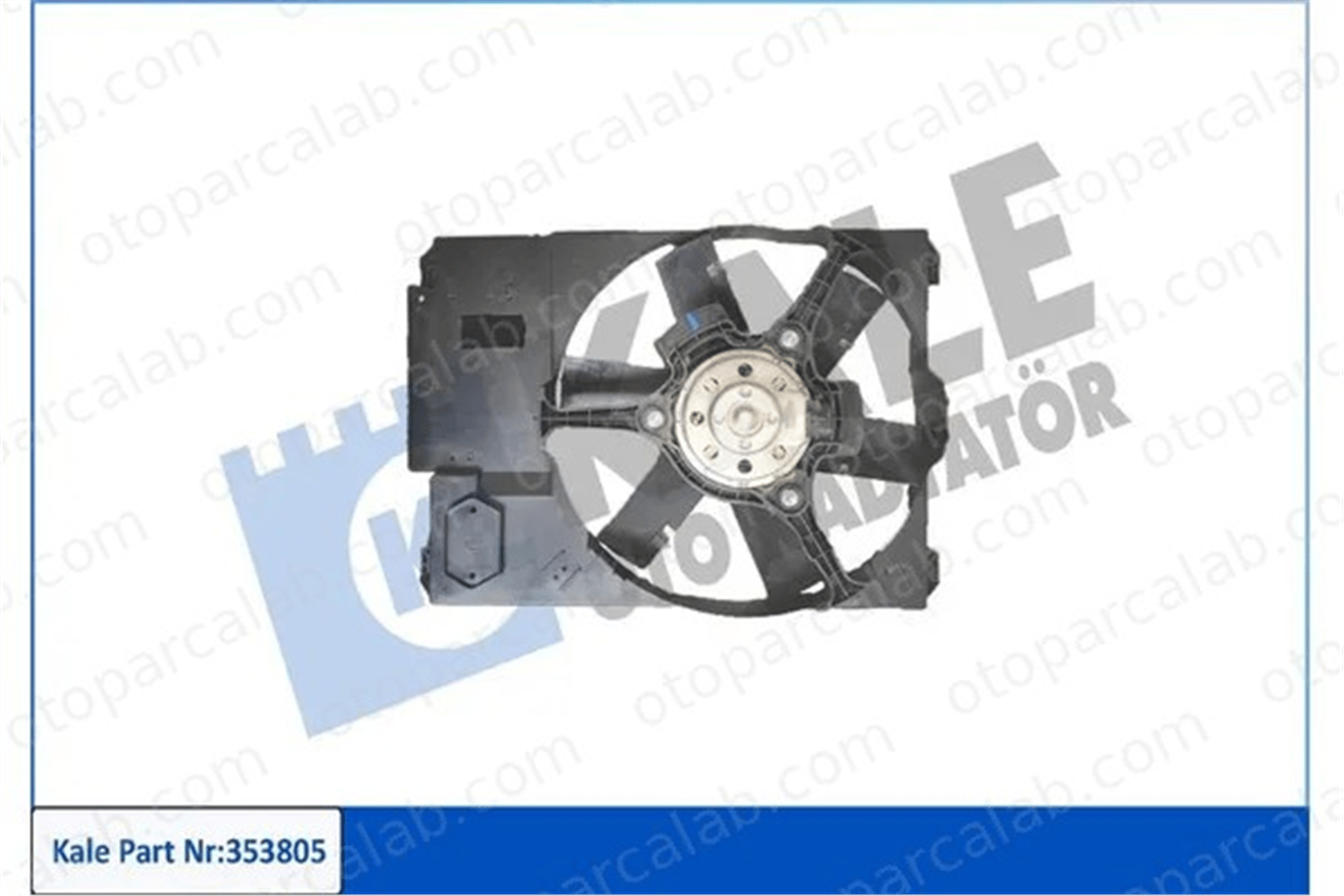PSA ORJINAL 1253C1 Radyatör Fan ve Motoru FIAT DUCATO Panelvan/Van DUCATO Platform şasi 1253C1 125339