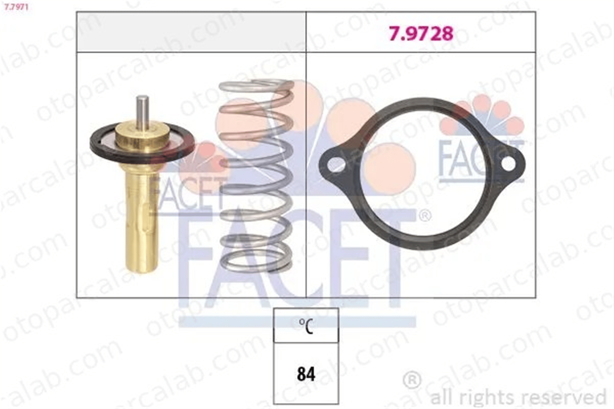 PSA ORJINAL 12669633 Termostat OPEL INSIGNIA B Grand Sport INSIGNIA B Sports Tourer 12669633