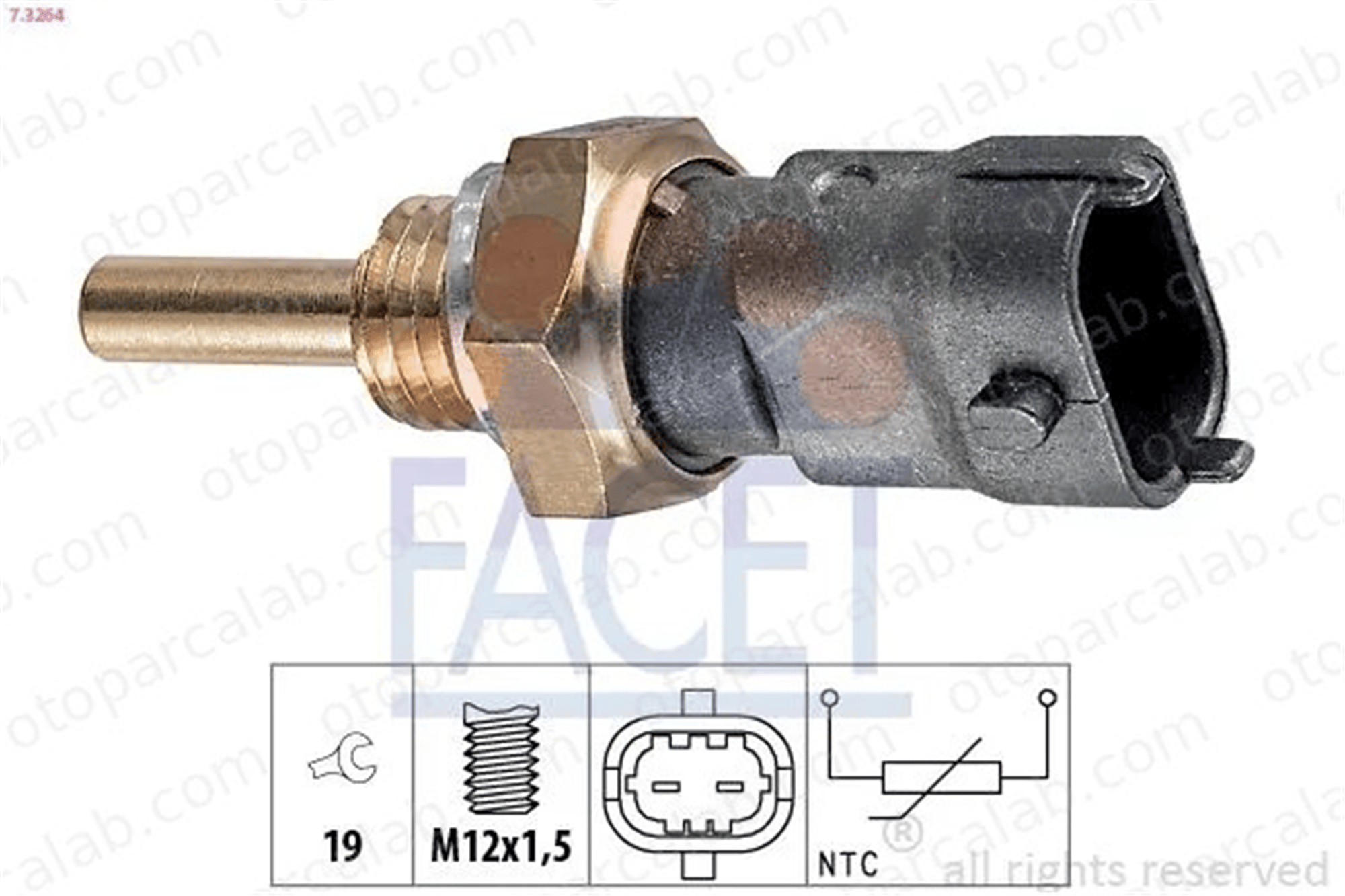 PSA ORJINAL 12992783 Hararet Müşürü ALFA ROMEO GIULIETTA LANCIA DELTA III 12992783 55203964