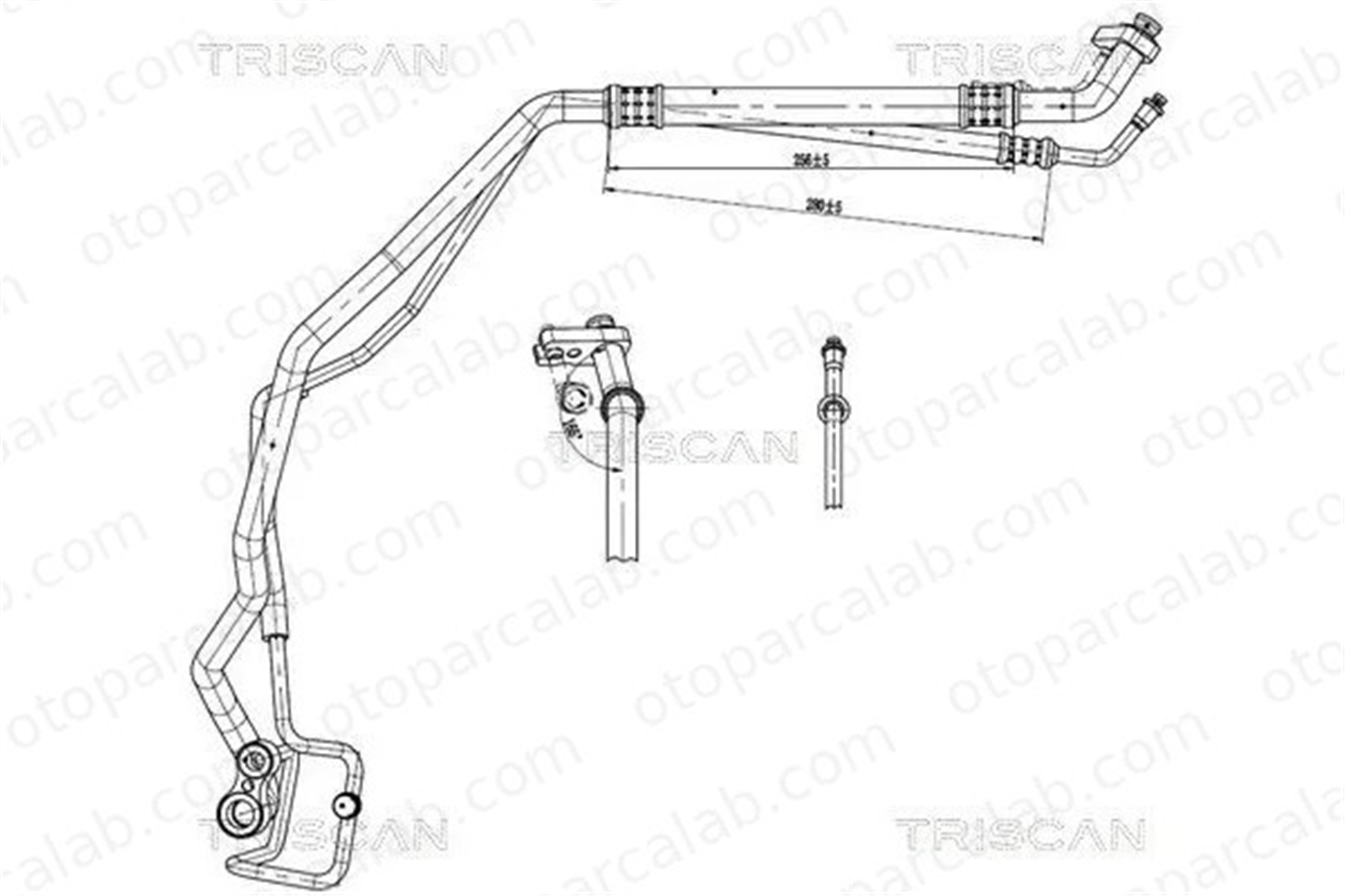 PSA ORJINAL 13356380 Klima Hortumu OPEL ADAM 13356380 13372965