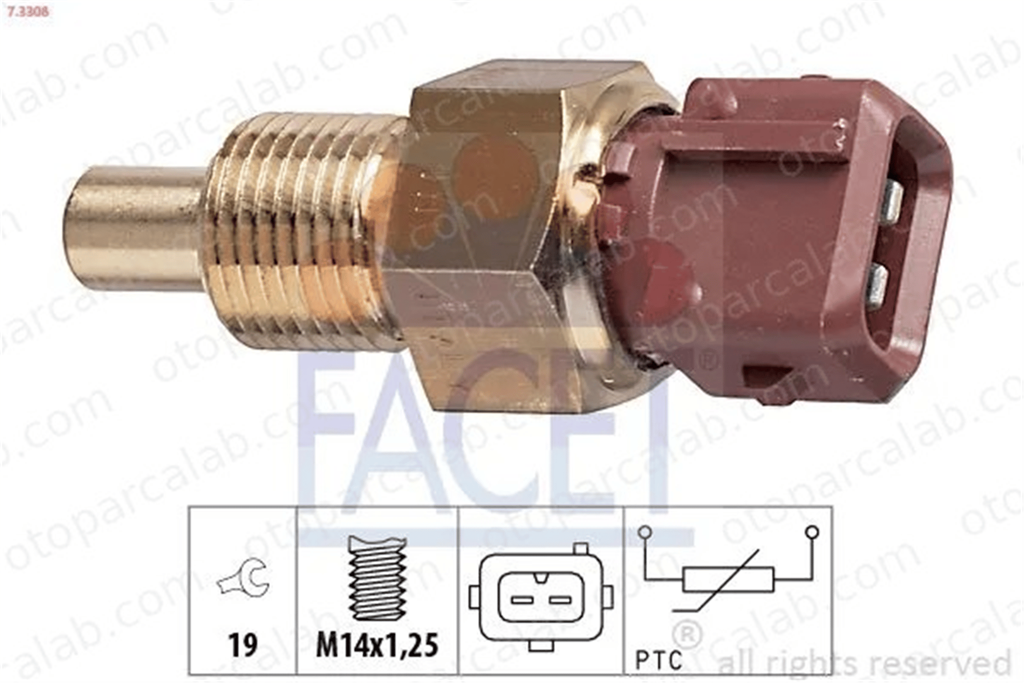 PSA ORJINAL 133884 Hararet Müşürü CITROËN XM XM Break 133884 133855