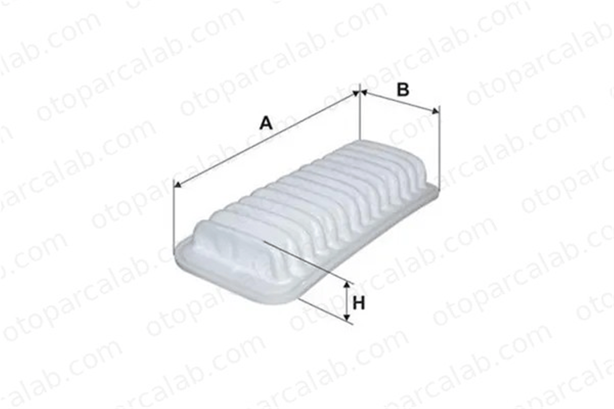 PSA ORJINAL 1444XA Hava Filtresi TOYOTA YARIS CITROËN C1 1444XA 1444PW