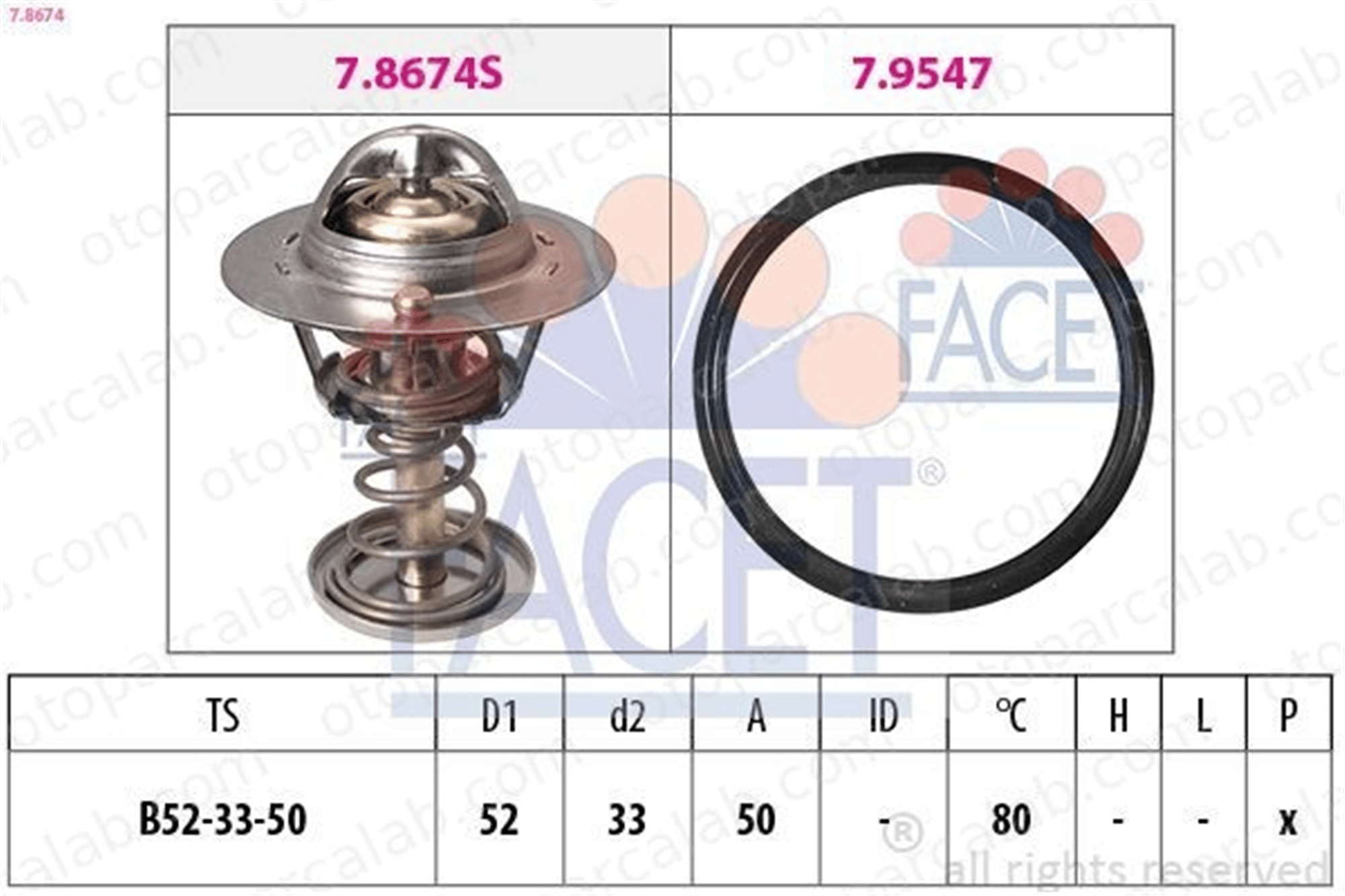 PSA ORJINAL 1612425380 Termostat CITROËN C1 II PEUGEOT 108 1612425380 1338E8