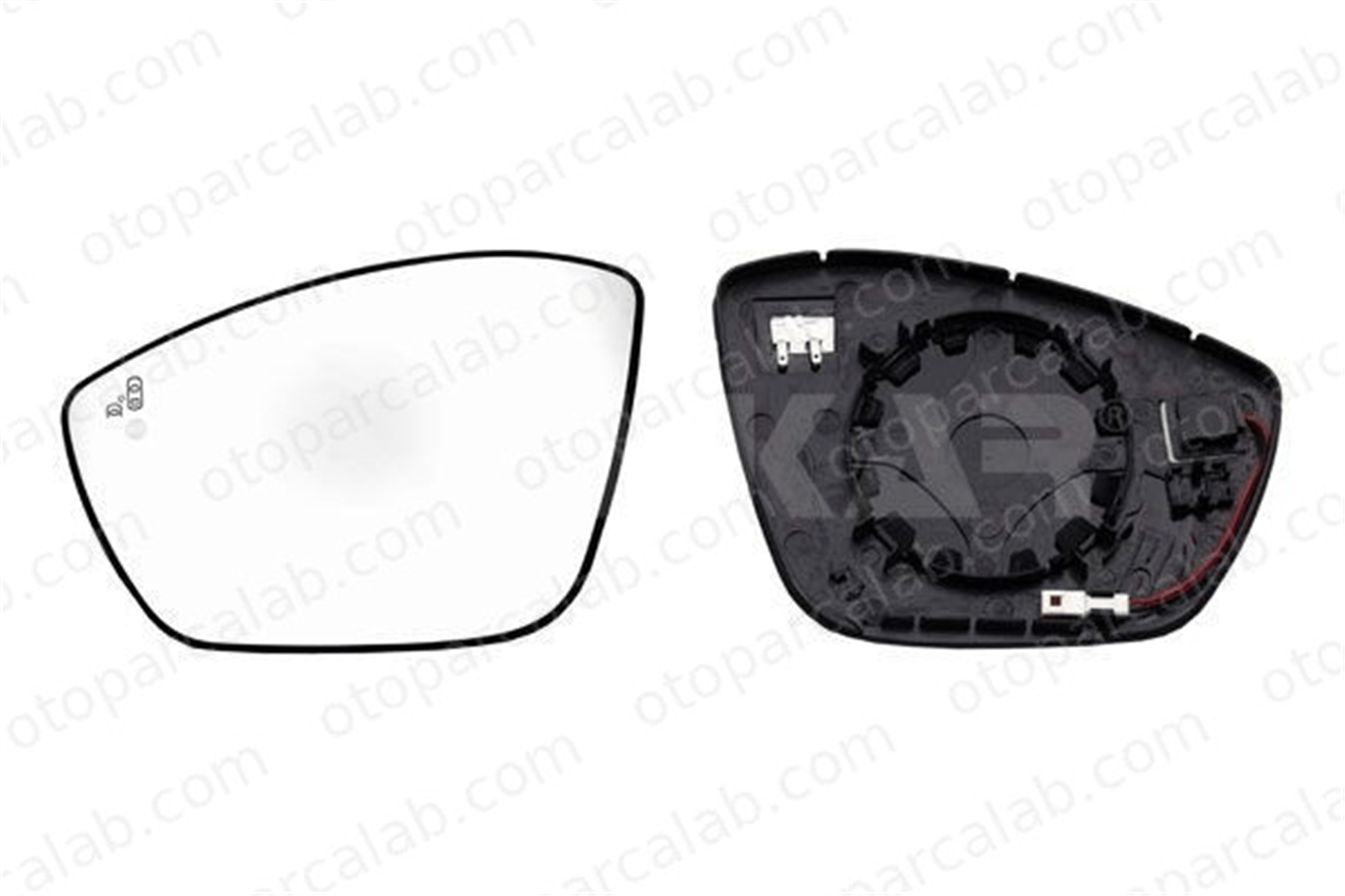 PSA ORJINAL 1618096180 Ayna Camı Dış Sol CITROËN C3 III C4 CACTUS 1618096180 9839237880