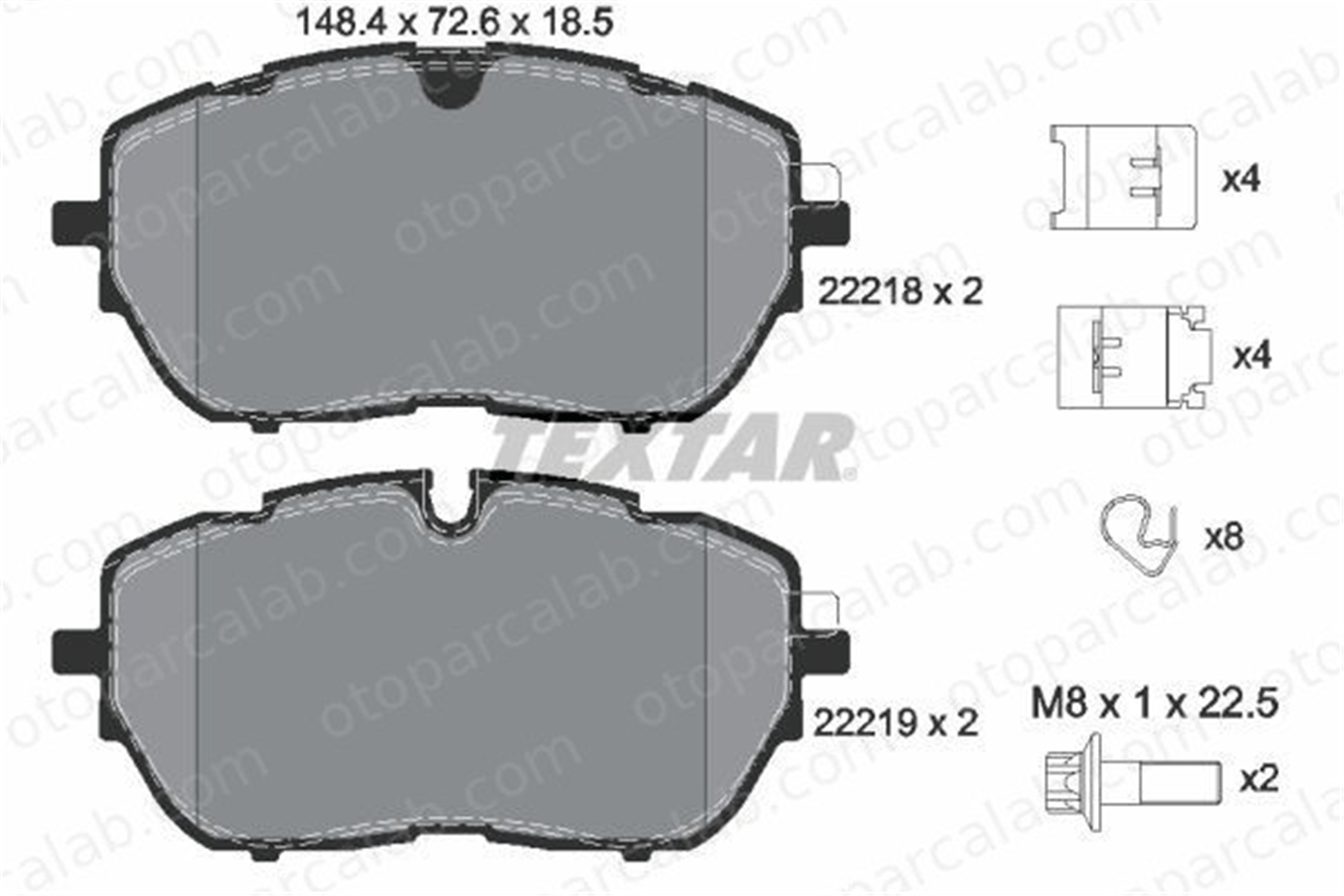 PSA ORJINAL 1698963880 Fren Disk Balata Ön PEUGEOT 508 II 508 SW II 1698963880 1647859680