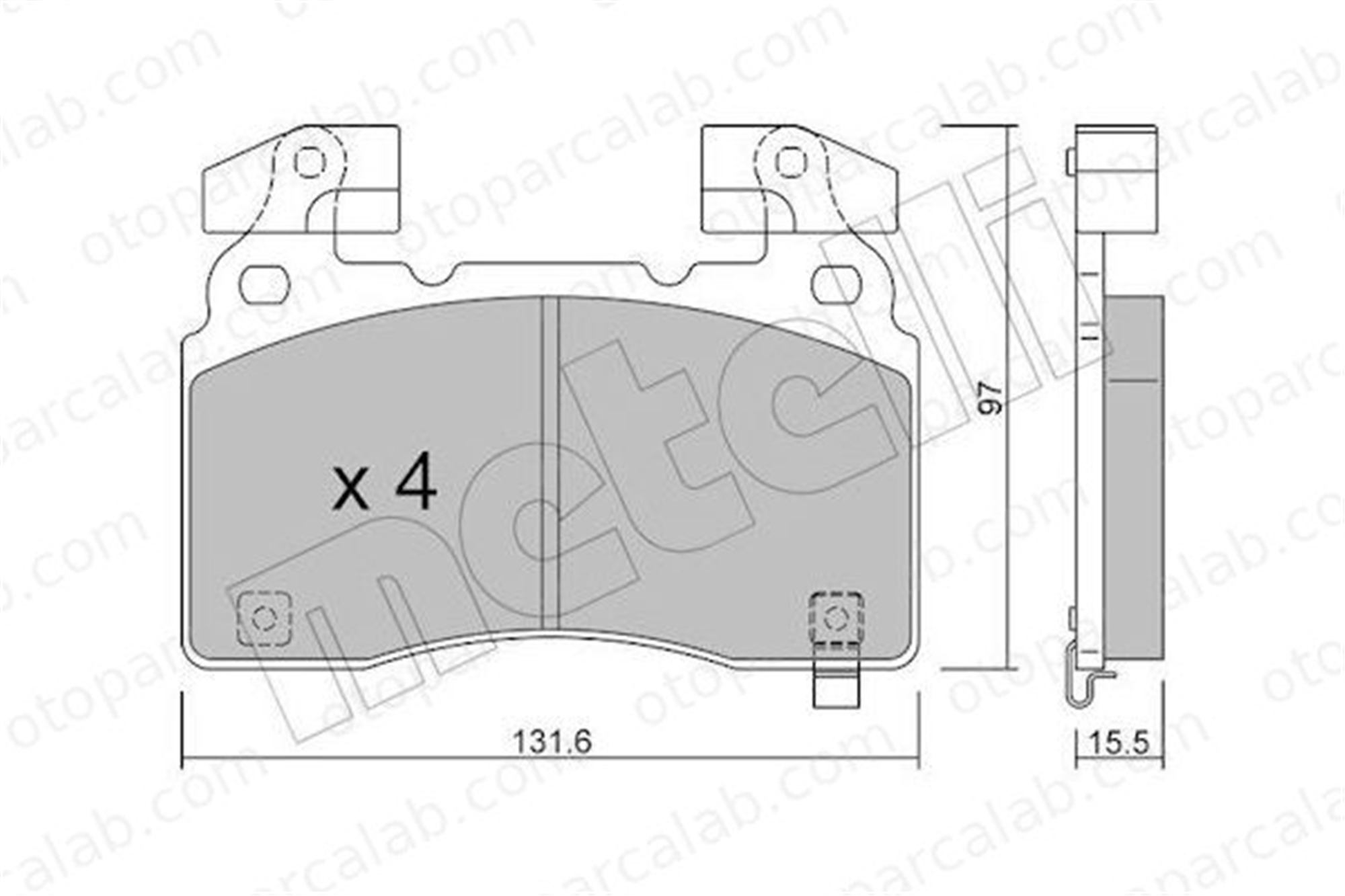 PSA ORJINAL 23441307 Fren Disk Balata Ön OPEL INSIGNIA B Country Tourer INSIGNIA B Grand Sport 23441307 84732488