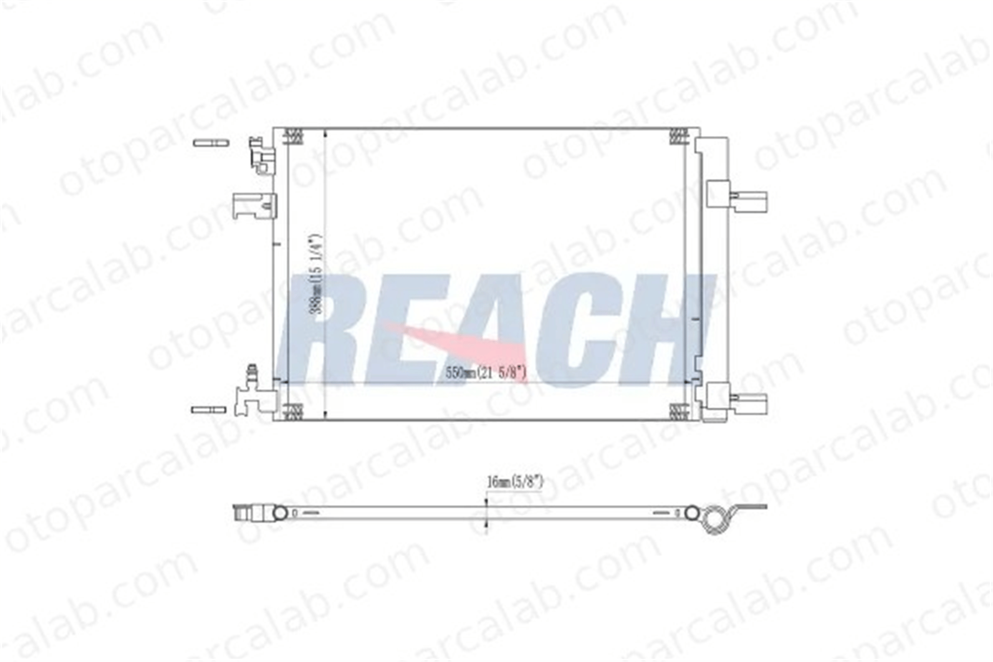 PSA ORJINAL 39074866 Klima Radyatörü OPEL ASTRA J ASTRA J Sedan 39074866 13267648