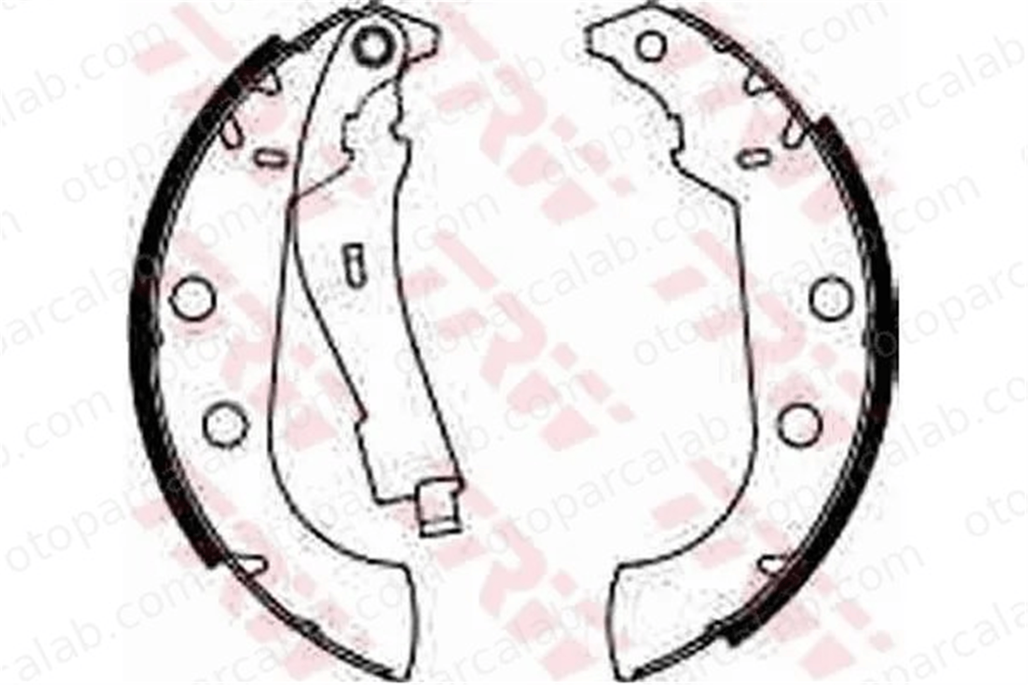 PSA ORJINAL 4241.K3 Fren Pabuçlu Balata Arka CITROËN XSARA Break PEUGEOT 405 I 4241K3 4241K1