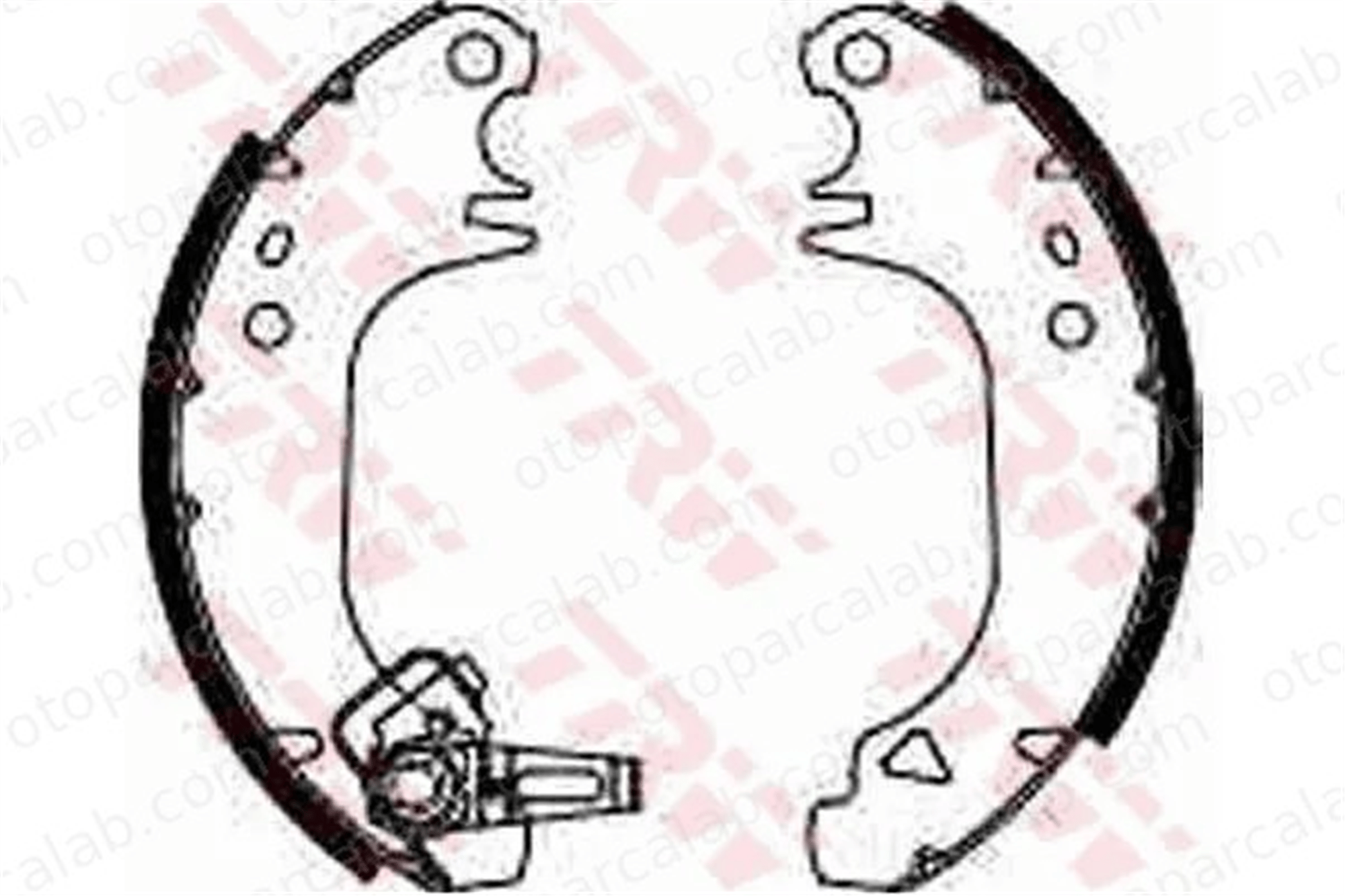PSA ORJINAL 4241.J6 Fren Pabuçlu Balata Arka PEUGEOT 205 II CITROËN AX 4241J6 4241J9