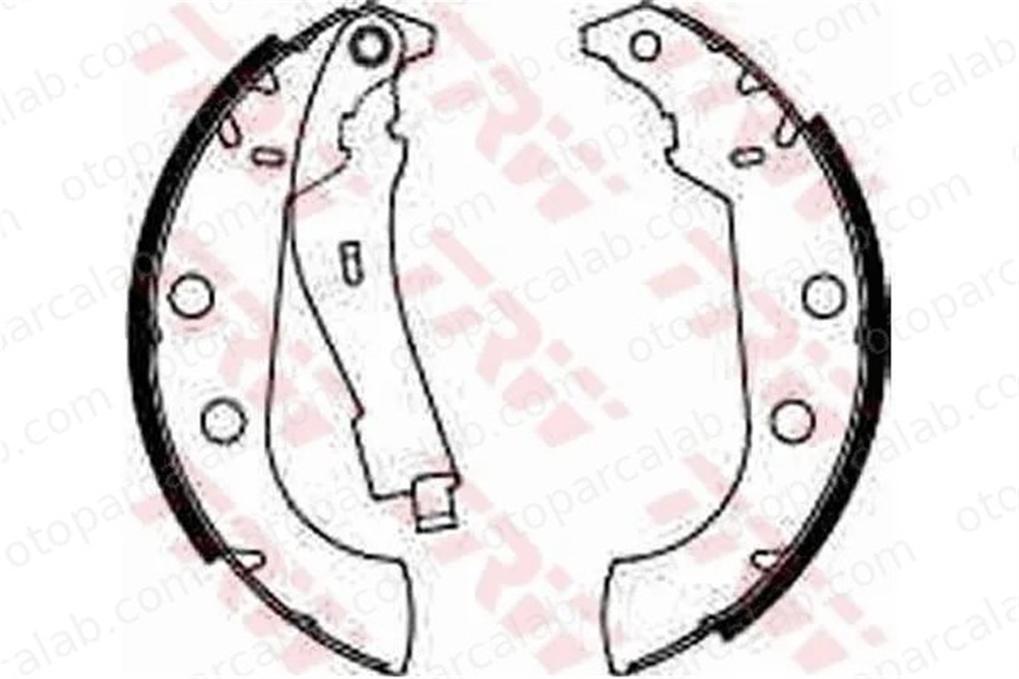 PSA ORJINAL 4241.K2 Fren Pabuçlu Balata Arka CITROËN XSARA Break PEUGEOT 405 I 4241K2 4241K1