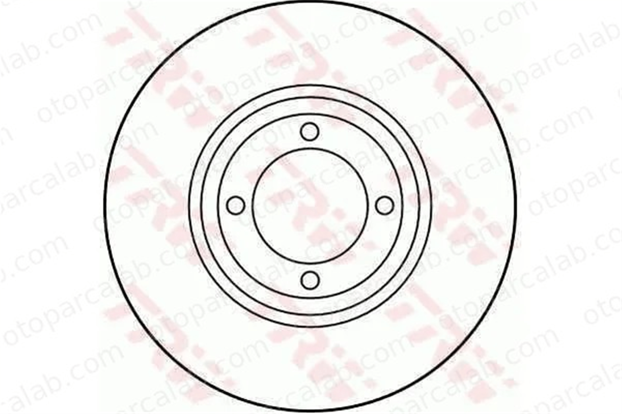 PSA ORJINAL 4246.H2 Fren Disk Ayna Ön Sağ ve Sol PEUGEOT 505 604 4246H2 42467