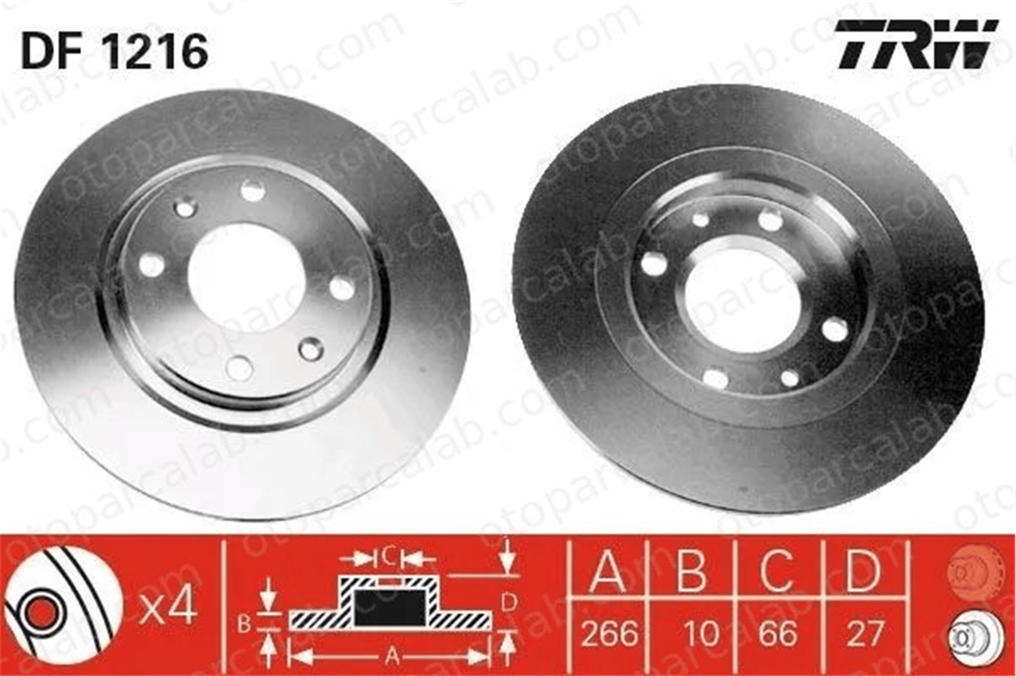 PSA ORJINAL 4249.C4 Fren Disk Ayna Ön Sağ ve Sol CITROËN BX BX Break 4249C4 4246A9