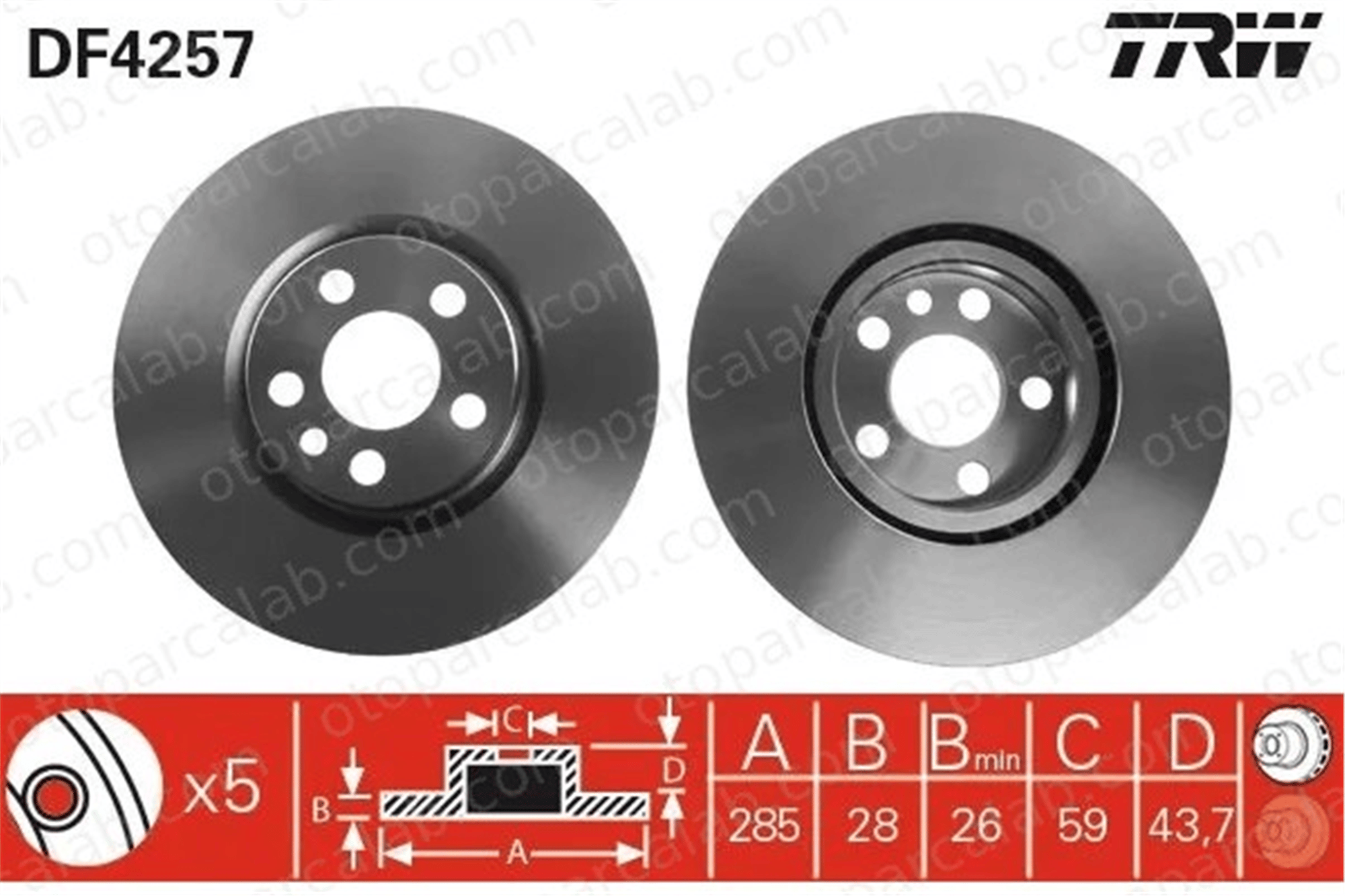 PSA ORJINAL 4249.H7 Fren Disk Ayna Ön Sağ ve Sol CITROËN C8 FIAT ULYSSE 4249H7 4246P2