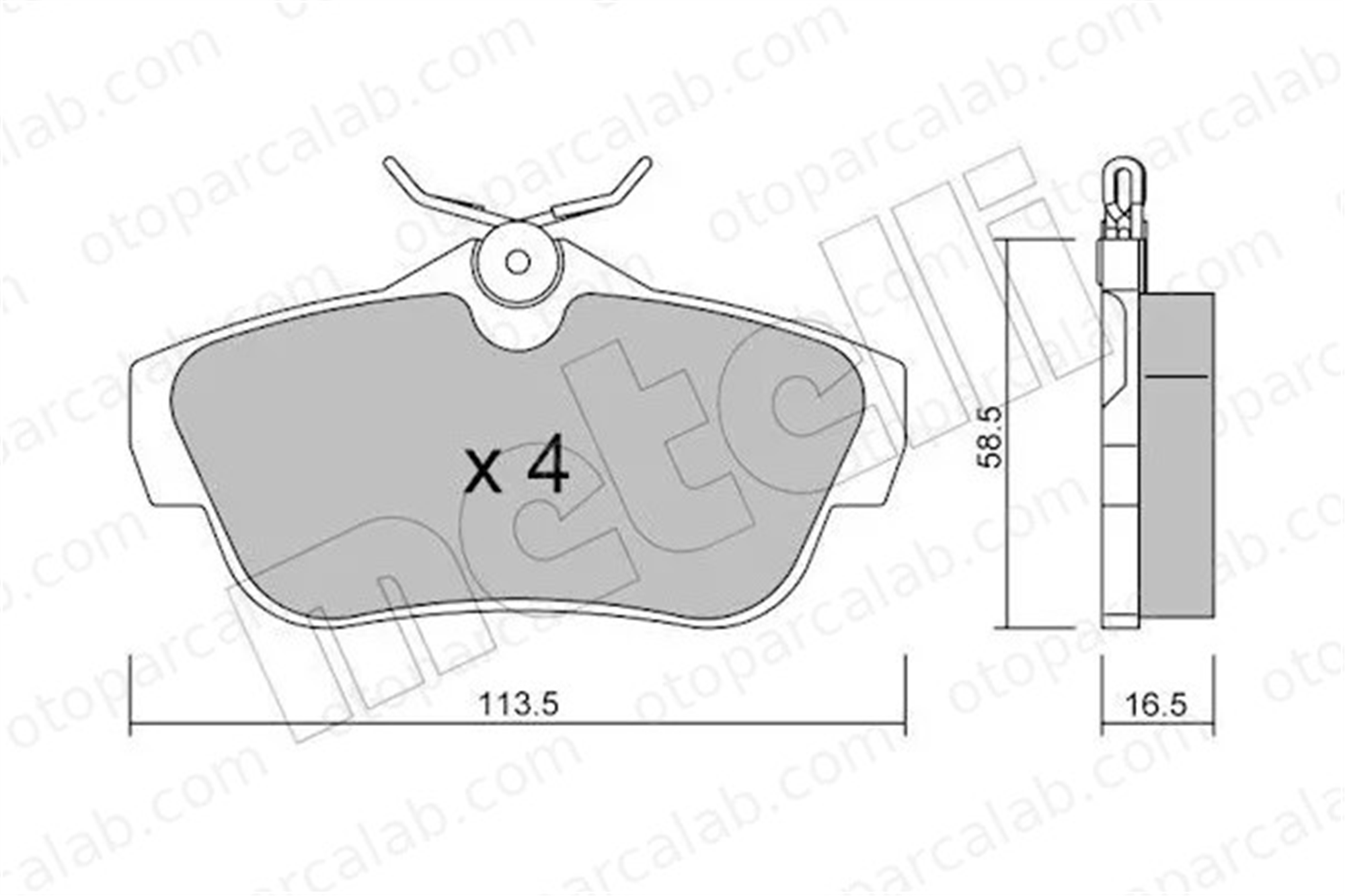 PSA ORJINAL 425367 Fren Disk Balata Arka PEUGEOT EXPERT TEPEE CITROËN JUMPY 425367 1617280980