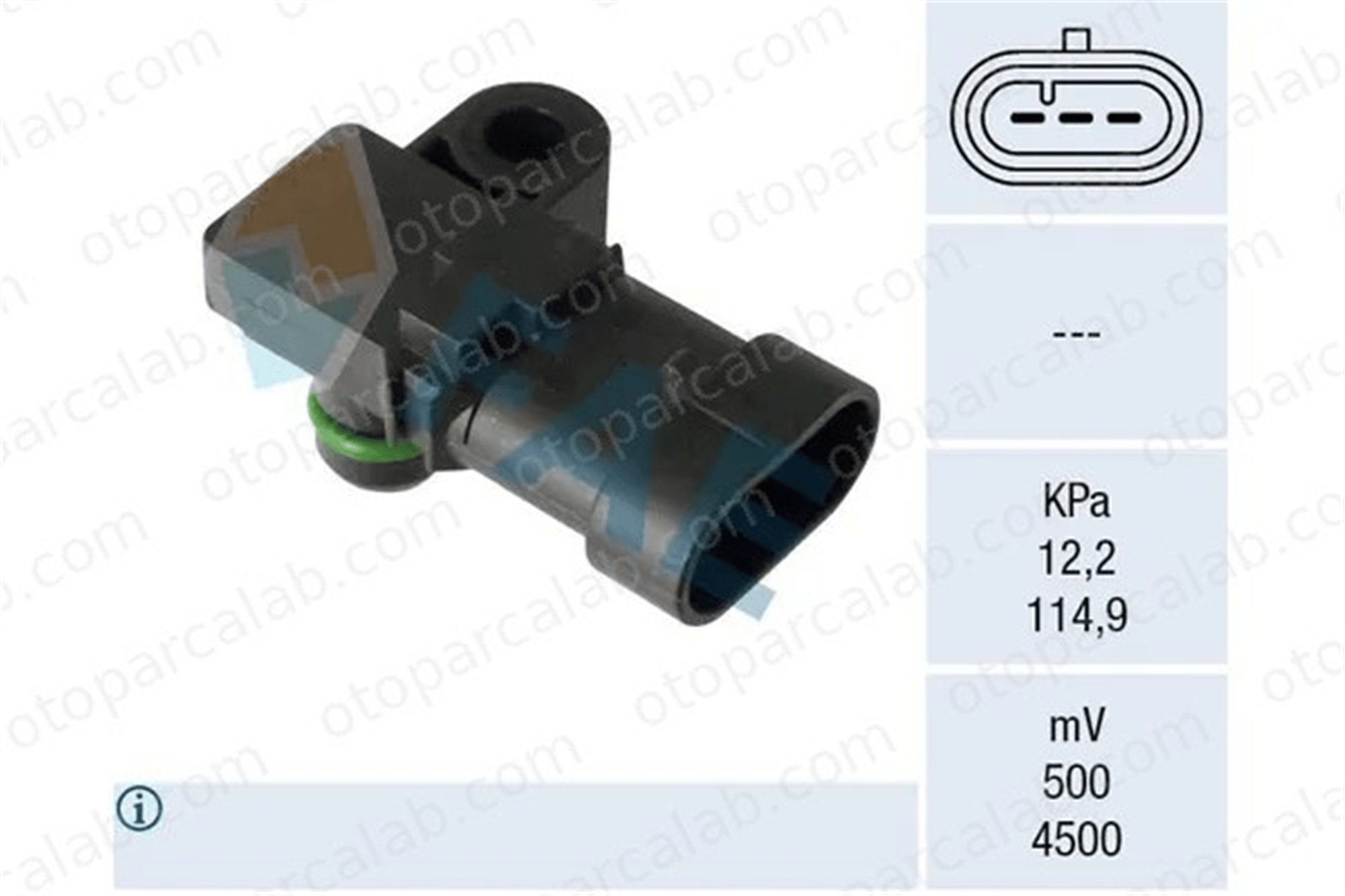 PSA ORJINAL 55563375 MAP Sensörü OPEL ASTRA H Station wagon CHEVROLET CRUZE 55563375 1238394