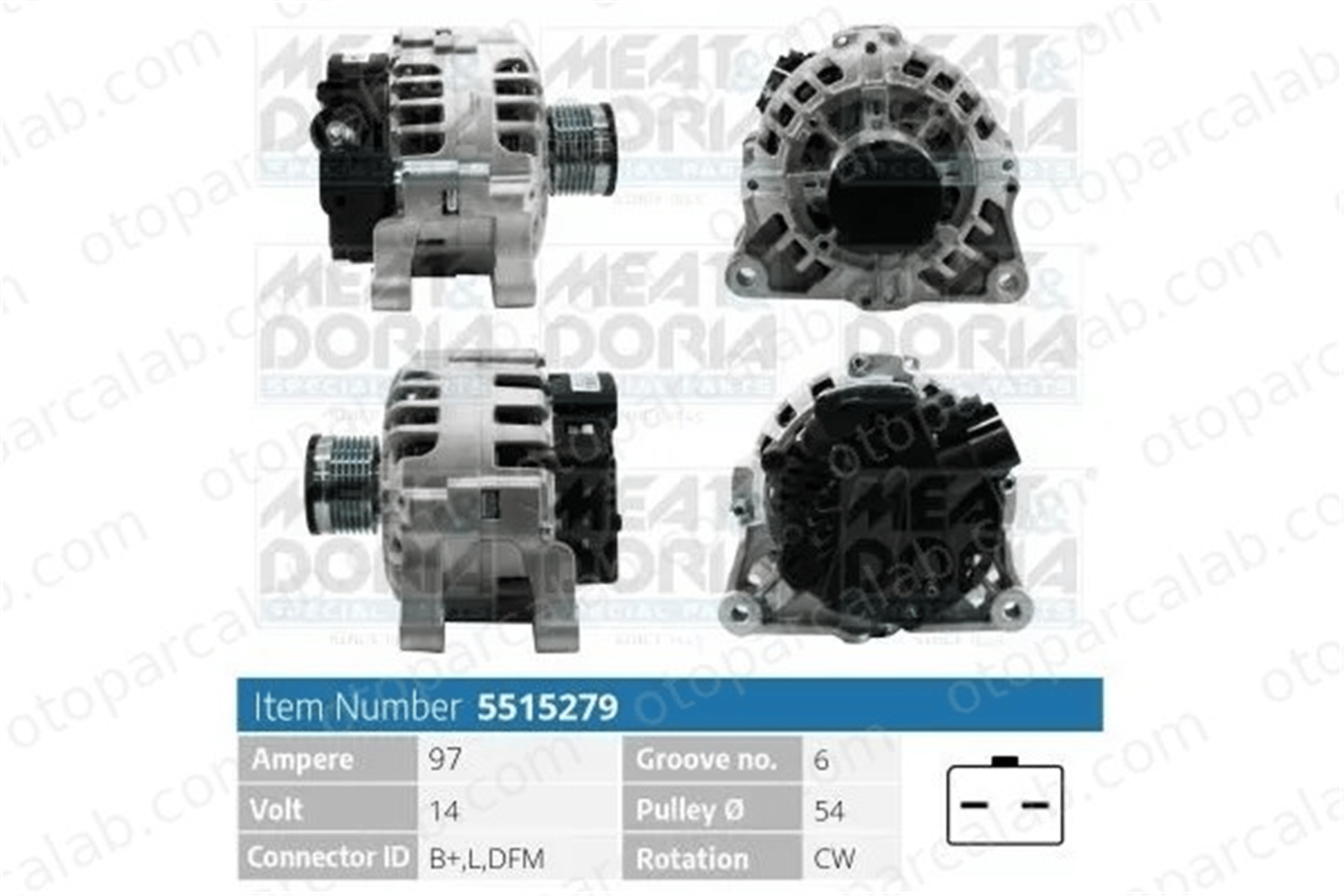 PSA ORJINAL 5705CS Alternatör CITROËN JUMPER Panelvan/Van FIAT DUCATO Minibüs/Otobüs 5705CS 9649611280