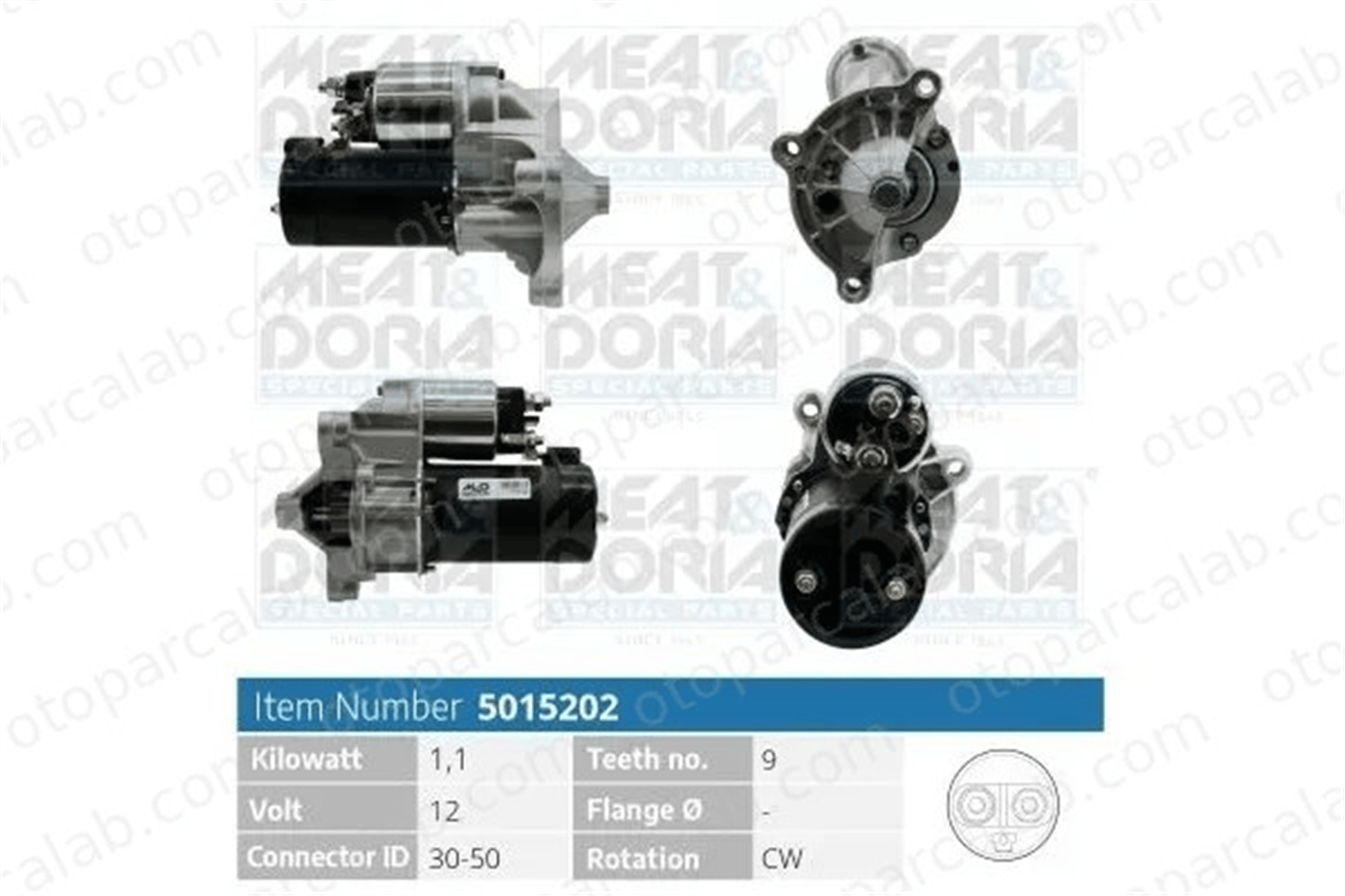 PSA ORJINAL 5802E4 Marş Dinamosu PEUGEOT 405 I 405 I Break 5802E4 961323028