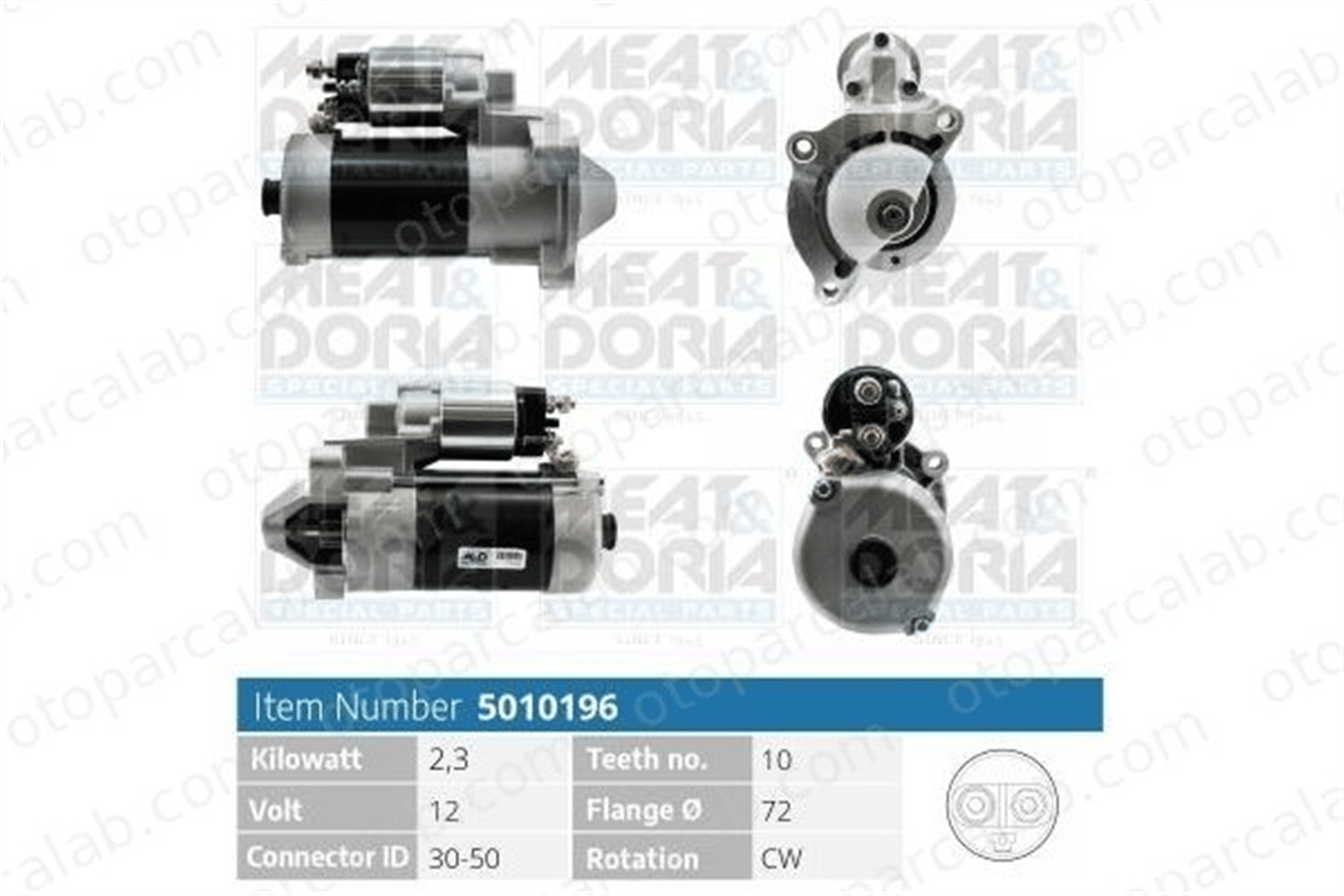 PSA ORJINAL 5802W7 Marş Dinamosu CITROËN C8 FIAT ULYSSE 5802W7 71722353
