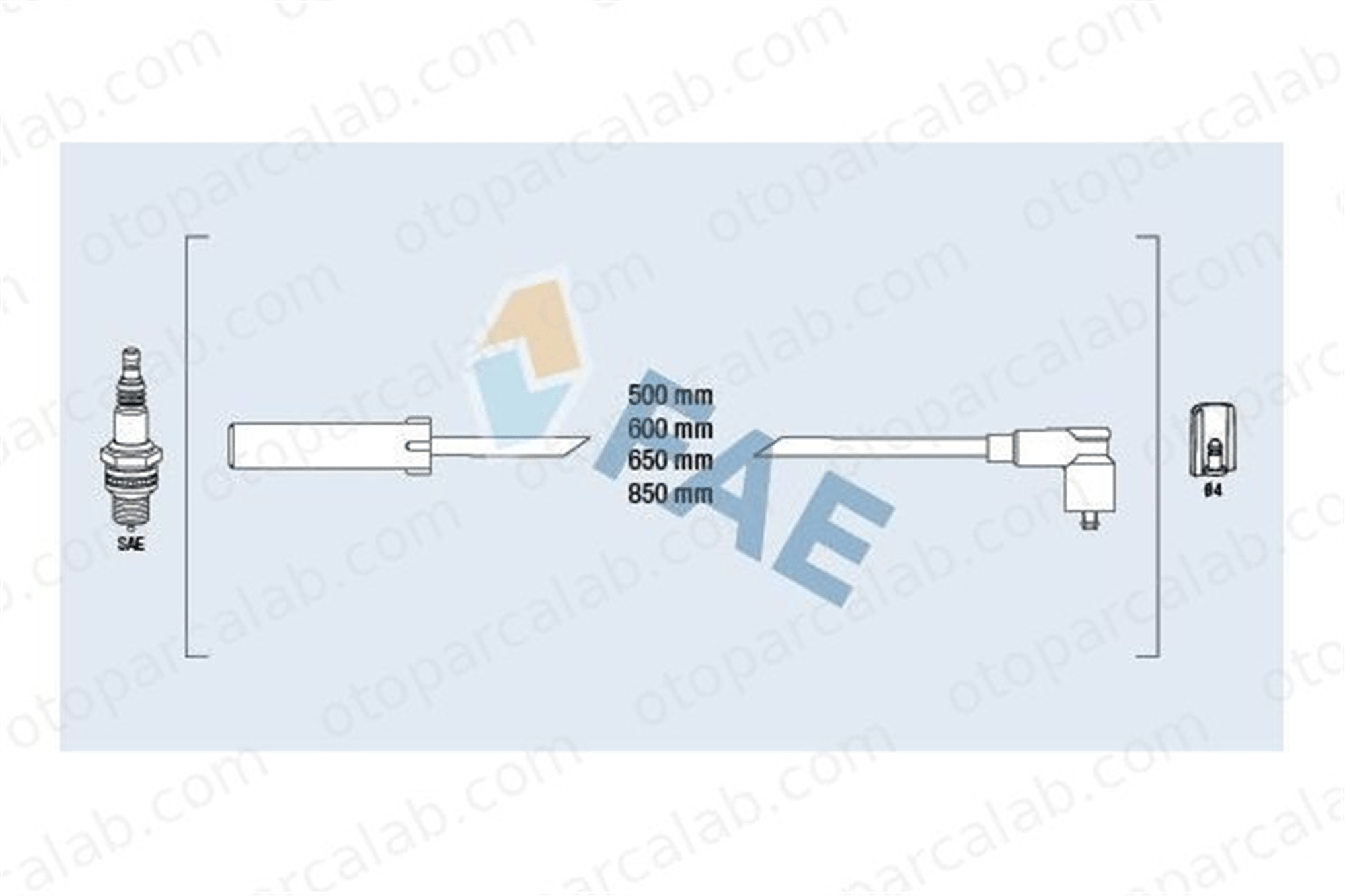 PSA ORJINAL 5967L1 Buji Kablosu CITROËN XANTIA XM 5967L1 5967L6