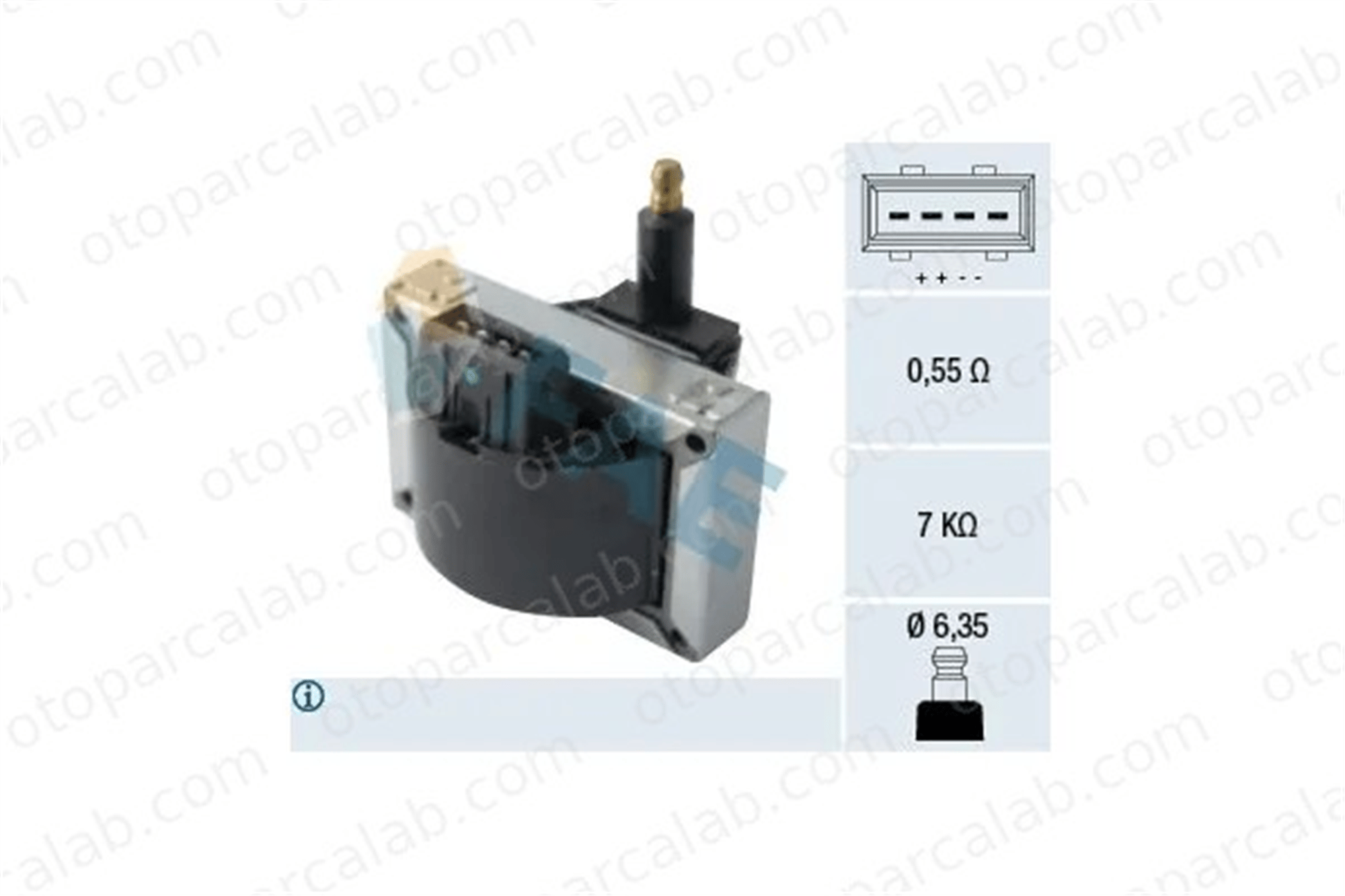 PSA ORJINAL 597045 Ateşleme Bobini CITROËN AX ZX 597045 96035284