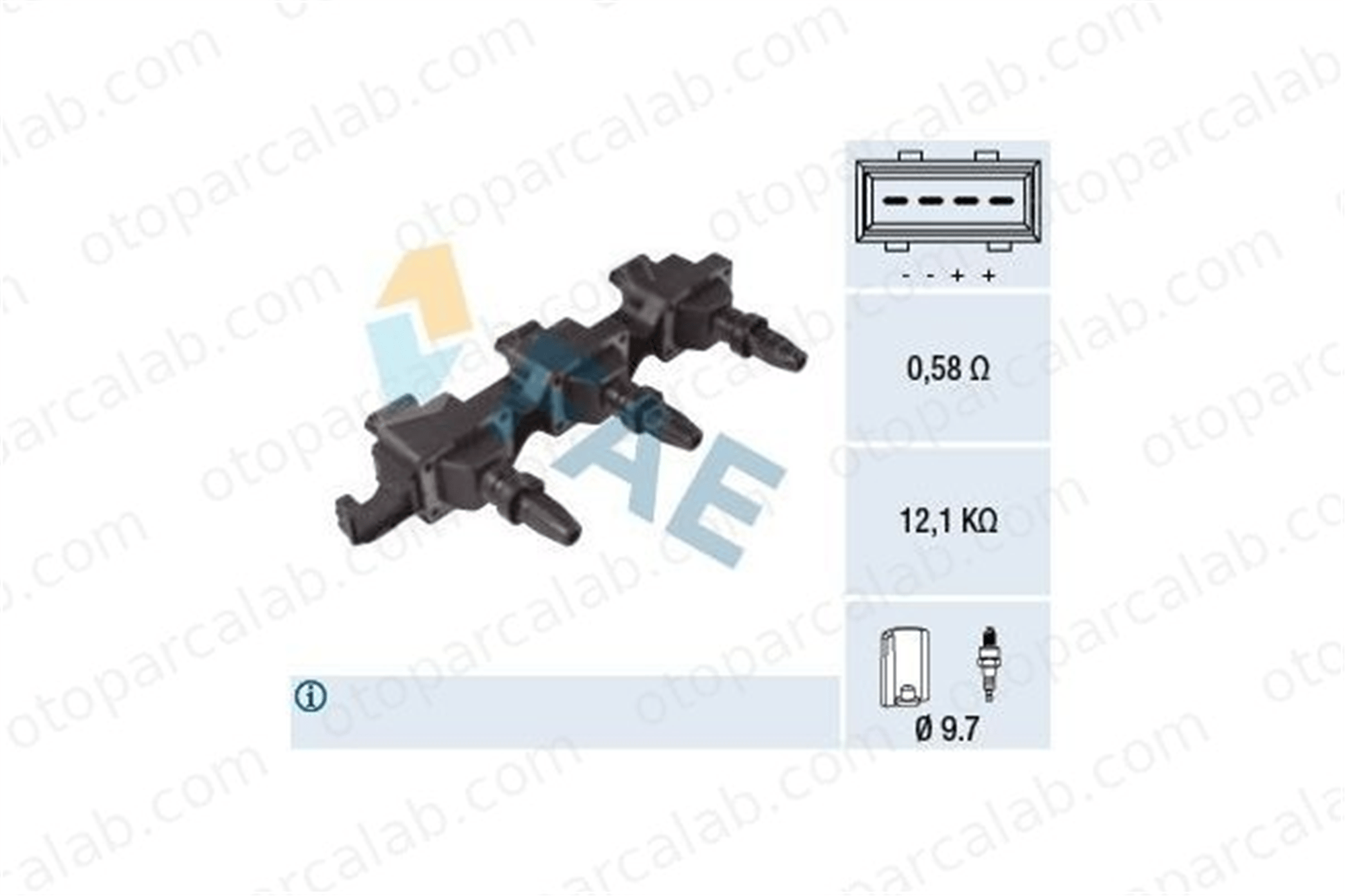 PSA ORJINAL 5970A1 Ateşleme Bobini CITROËN XANTIA XANTIA Break 5970A1 2526086