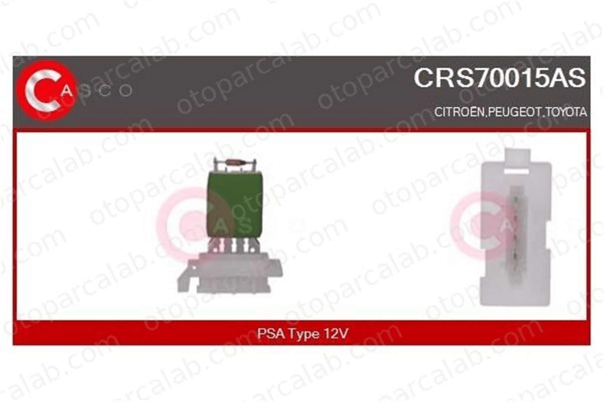 PSA ORJINAL 6445ZA Kalorifer Rezistansı TOYOTA AYGO CITROËN C1 6445ZA 871380H010