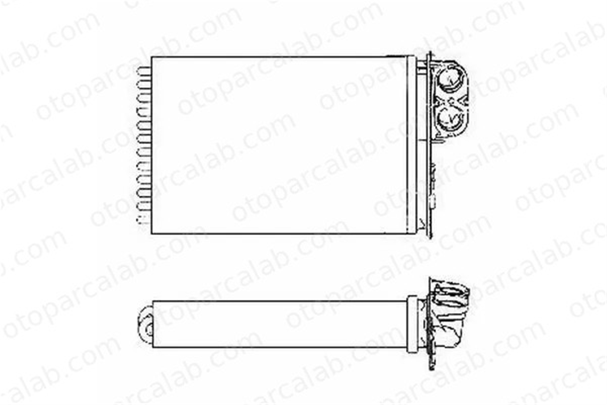 PSA ORJINAL 6448J8 Kalorifer Radyatörü CITROËN C5 I Break C5 I 6448J8