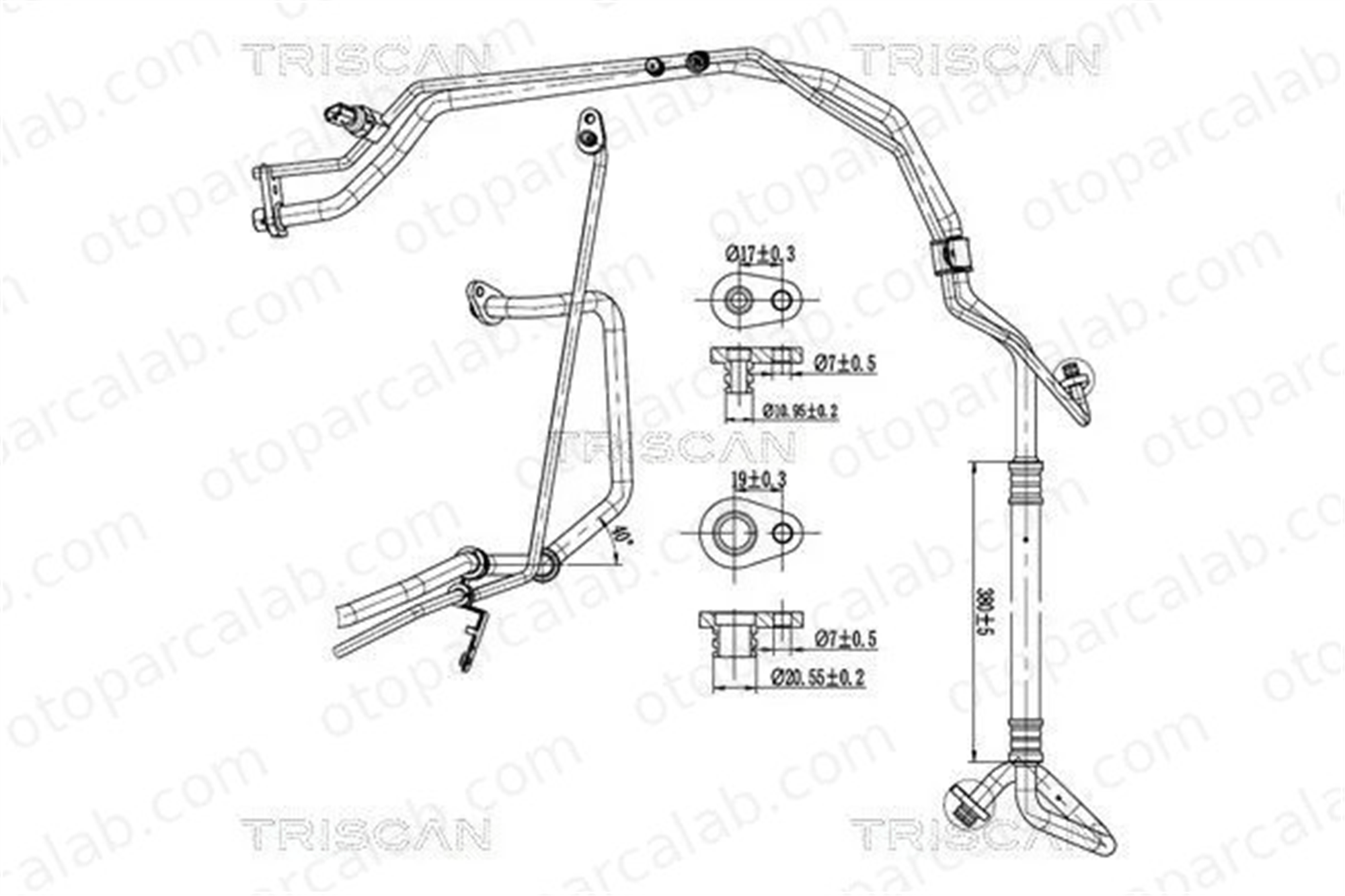 PSA ORJINAL 6460SX Klima Hortumu CITROËN C1 6460SX