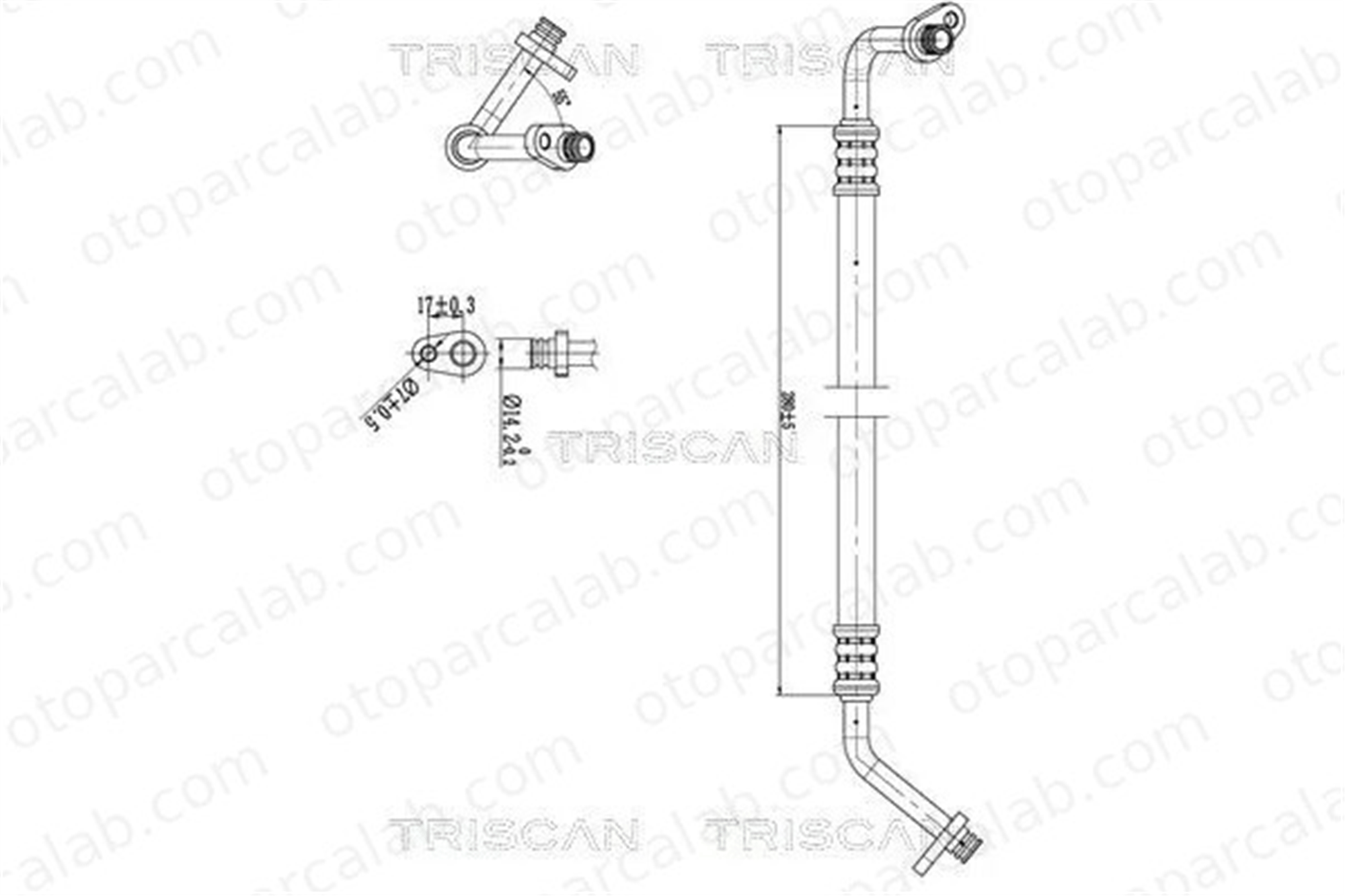 PSA ORJINAL 6477F8 Klima Hortumu CITROËN JUMPY JUMPY Panelvan/Van 6477F8 6460XT