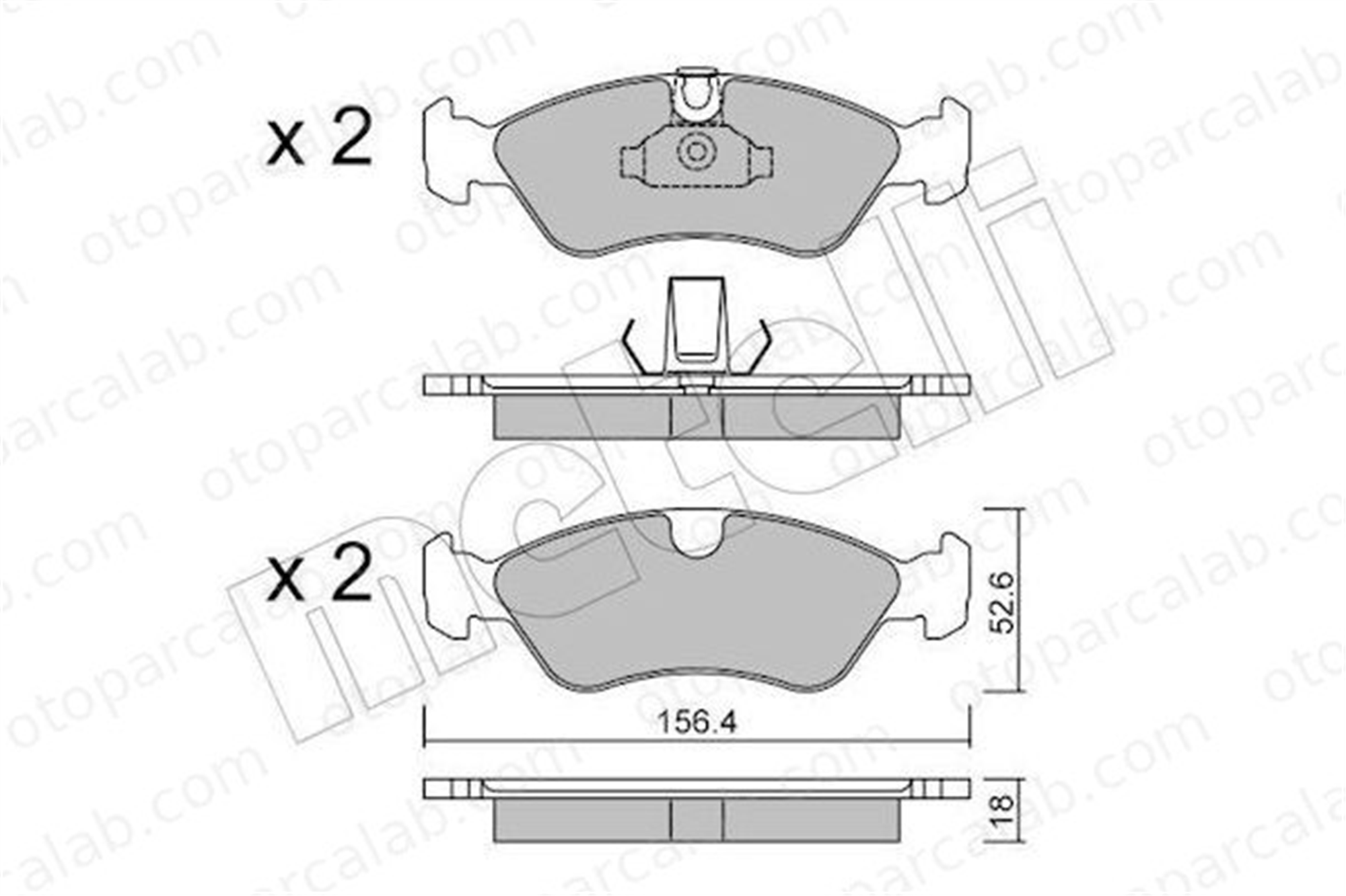 PSA ORJINAL 93176122 Fren Disk Balata Ön OPEL ASTRA F Station wagon VECTRA B 93176122 1605089