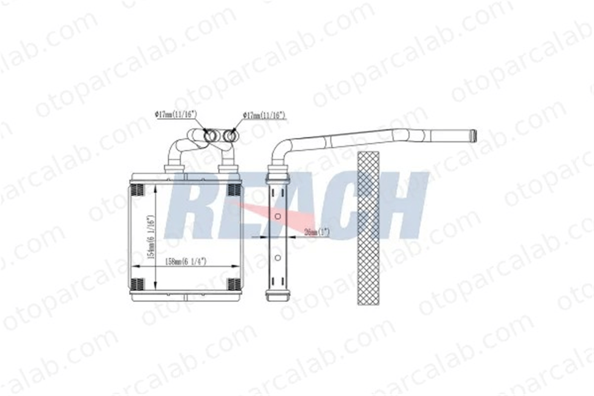 PSA ORJINAL 93194792 Kalorifer Radyatörü OPEL AGILA SUZUKI SPLASH 93194792 4710155