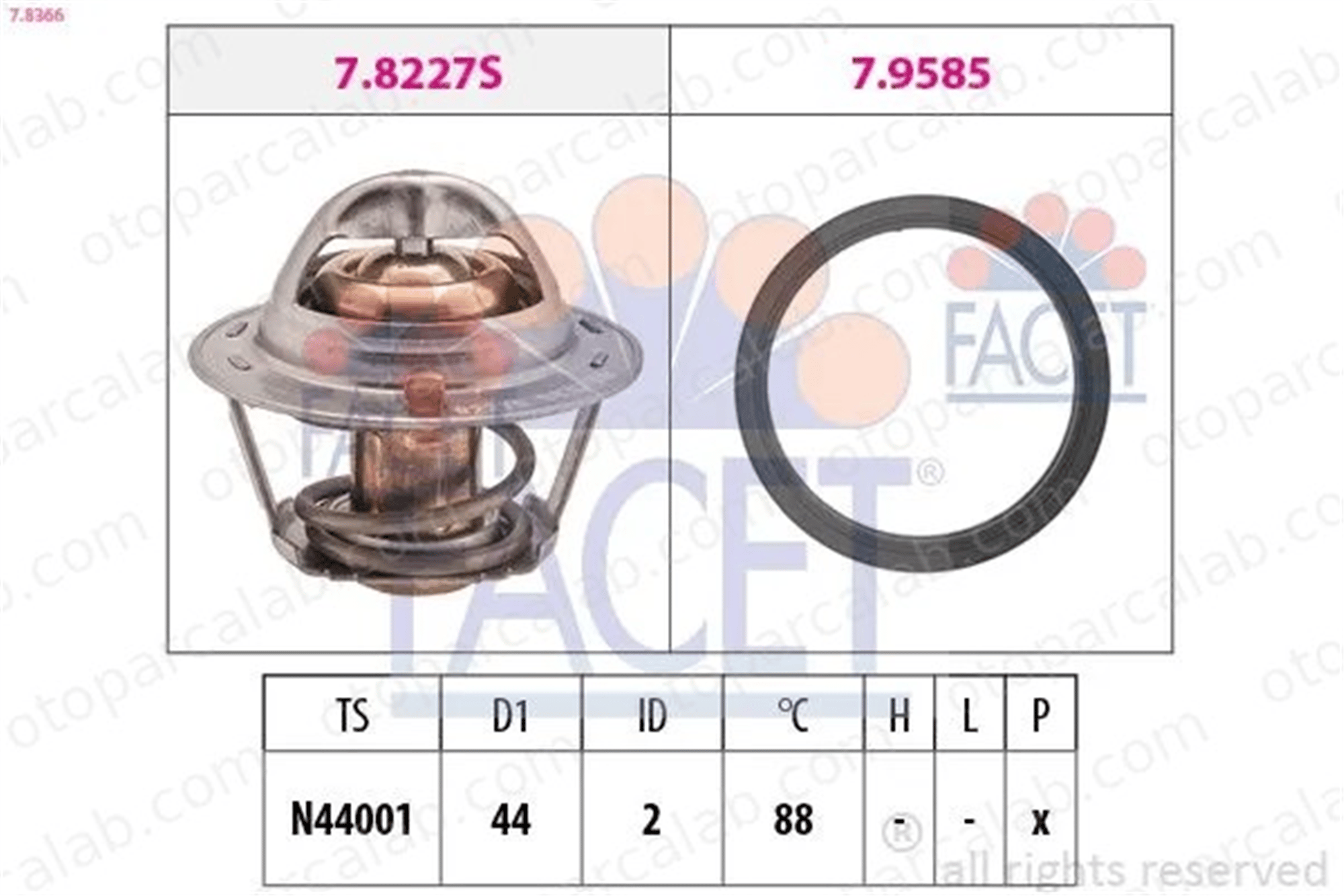 PSA ORJINAL 94580182 Termostat SUZUKI SWIFT I CHEVROLET AVEO / KALOS Hatchback 94580182 96610574