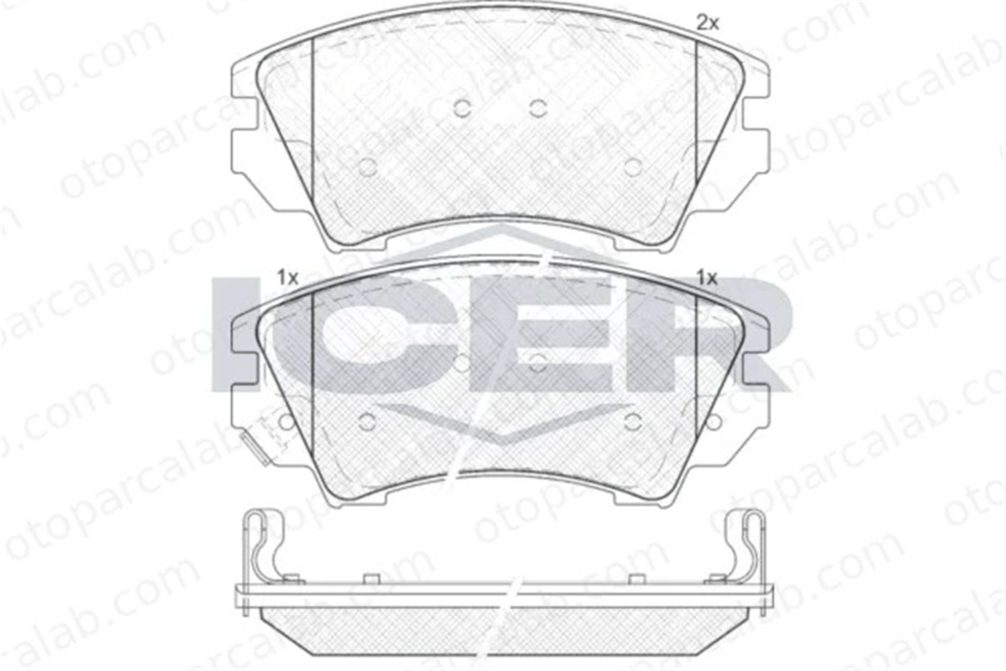 PSA ORJINAL 95516195 Fren Disk Balata Ön OPEL INSIGNIA A INSIGNIA A Sports Tourer 95516195 13237751