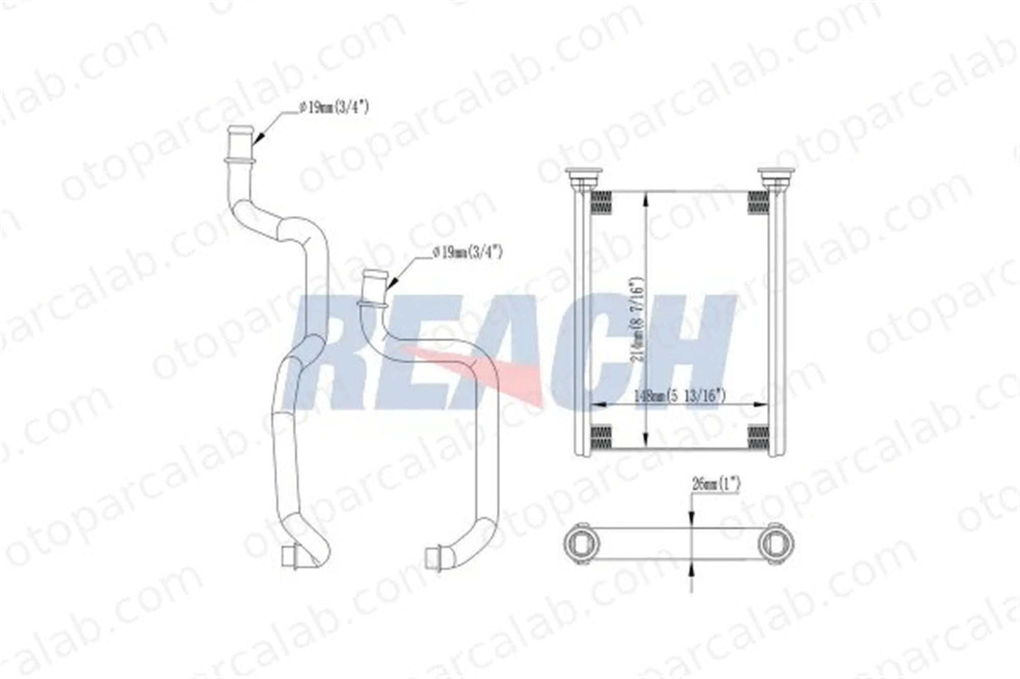 PSA ORJINAL 95517541 Kalorifer Radyatörü RENAULT MEGANE III Coupe MEGANE III Hatchback 95517541 271159831R