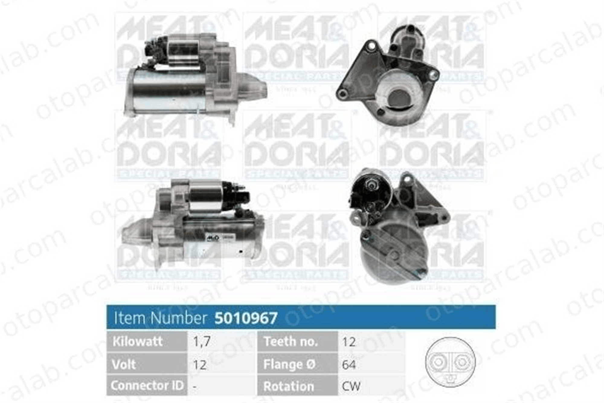 PSA ORJINAL 9675660680 Marş Dinamosu PEUGEOT PARTNER Kasa/büyük limuzin CITROËN BERLINGO Kasa/büyük limuzin 9675660680 1627650980