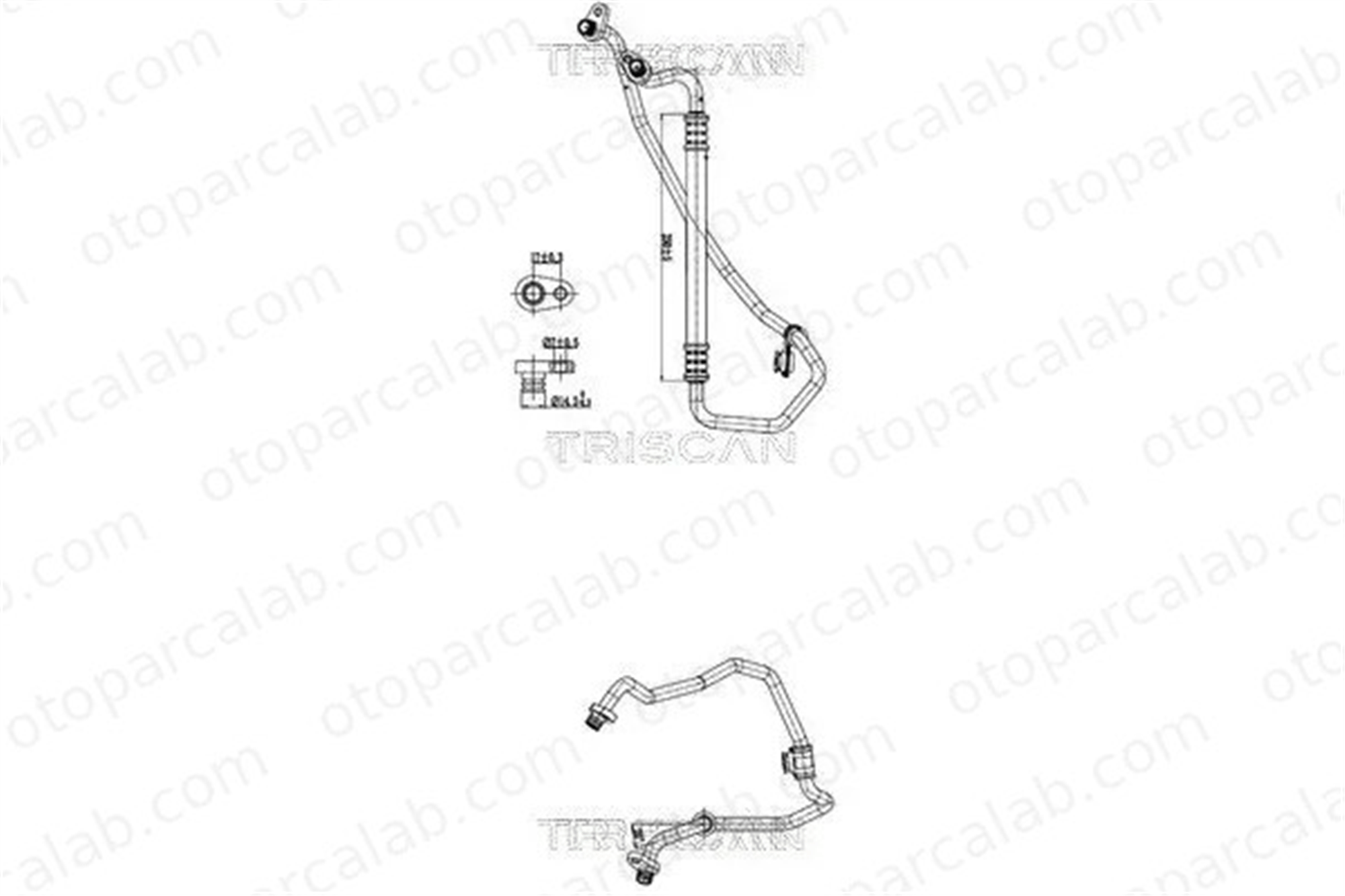 PSA ORJINAL 9678308780 Klima Hortumu PEUGEOT 2008 I 208 I 9678308780