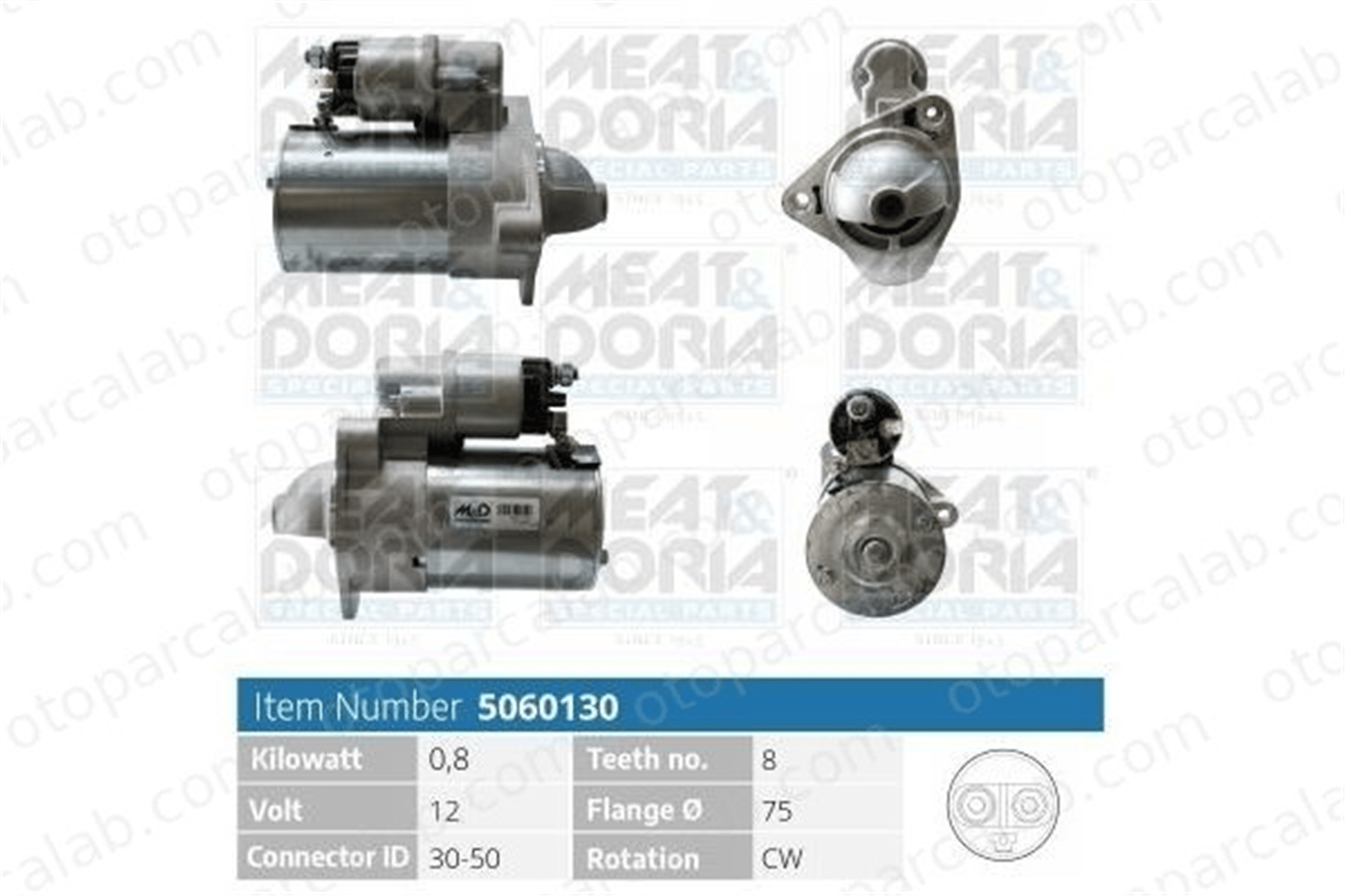 PSA ORJINAL 96963483 Marş Dinamosu CHEVROLET SPARK AVEO / KALOS Sedan 96963483 25187951