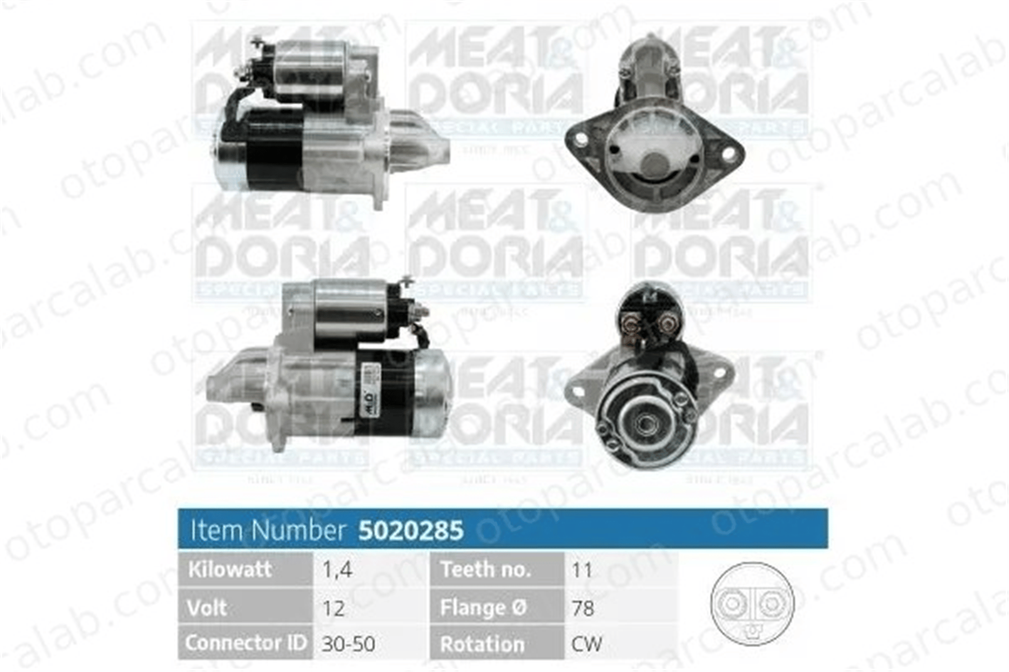 PSA ORJINAL 97150204 Marş Dinamosu OPEL ASTRA F Station wagon VECTRA B 97150204 1202963